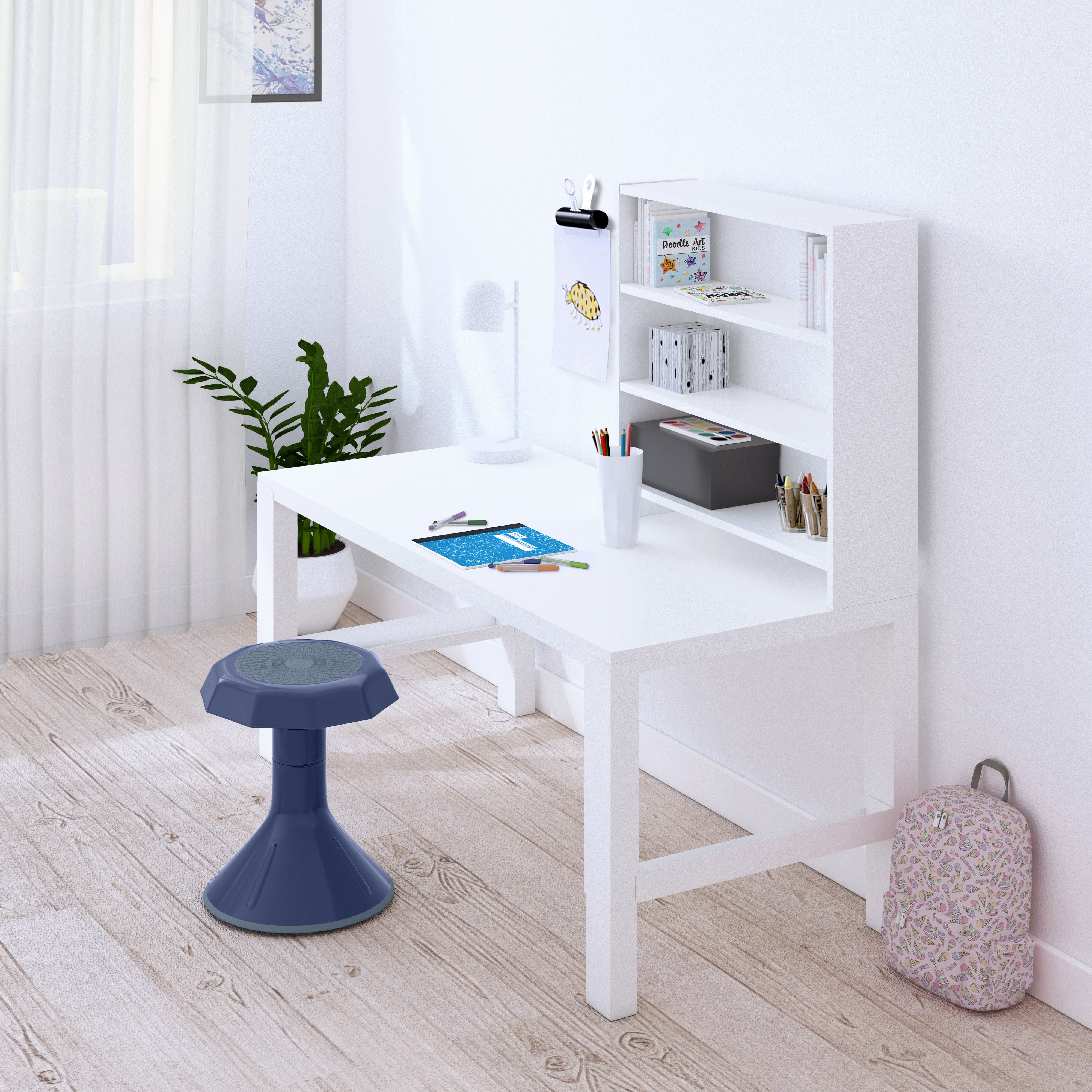 ACE Active Core Engagement Wobble Stool, 15-Inch Seat Height