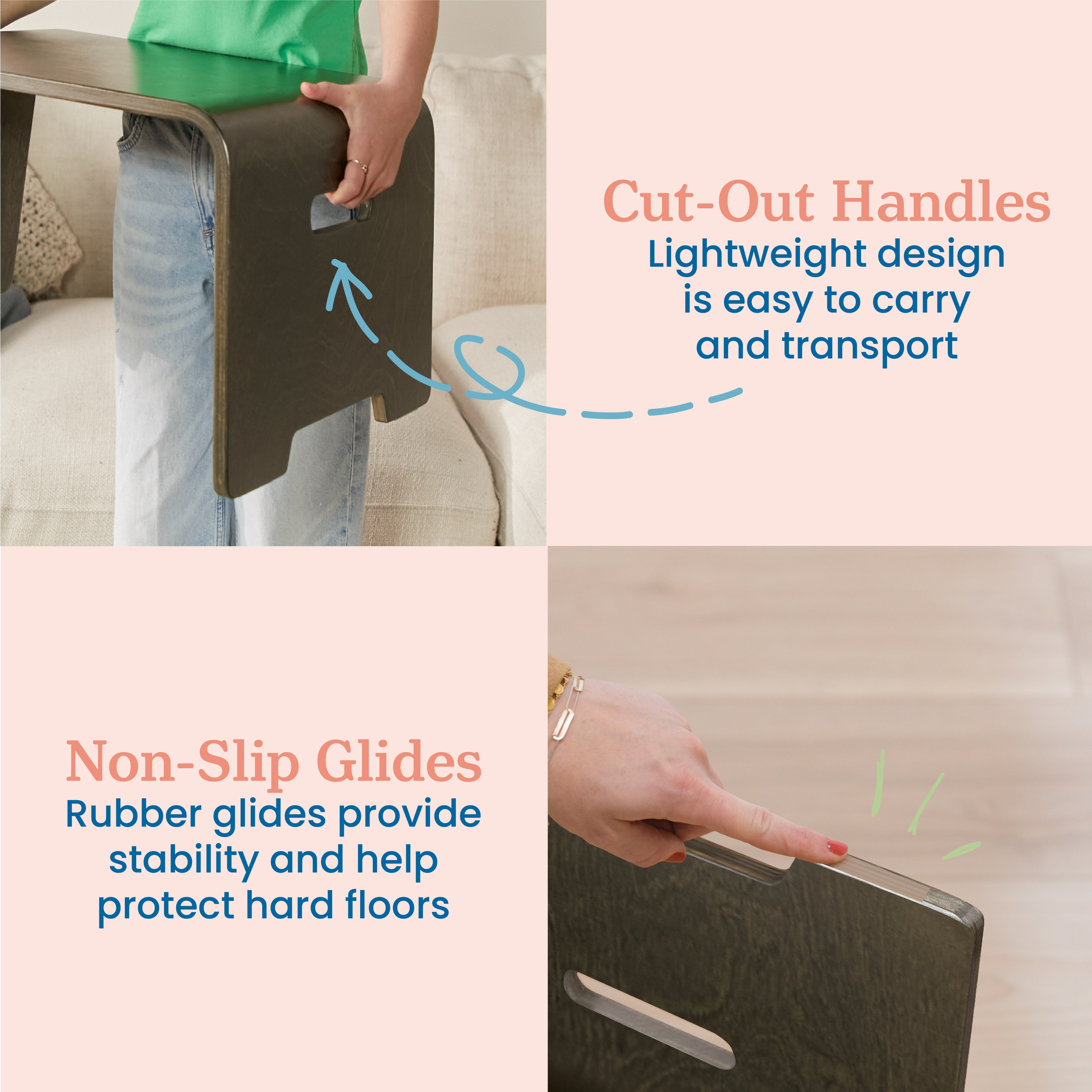 Bentwood Lap Desk with Handles