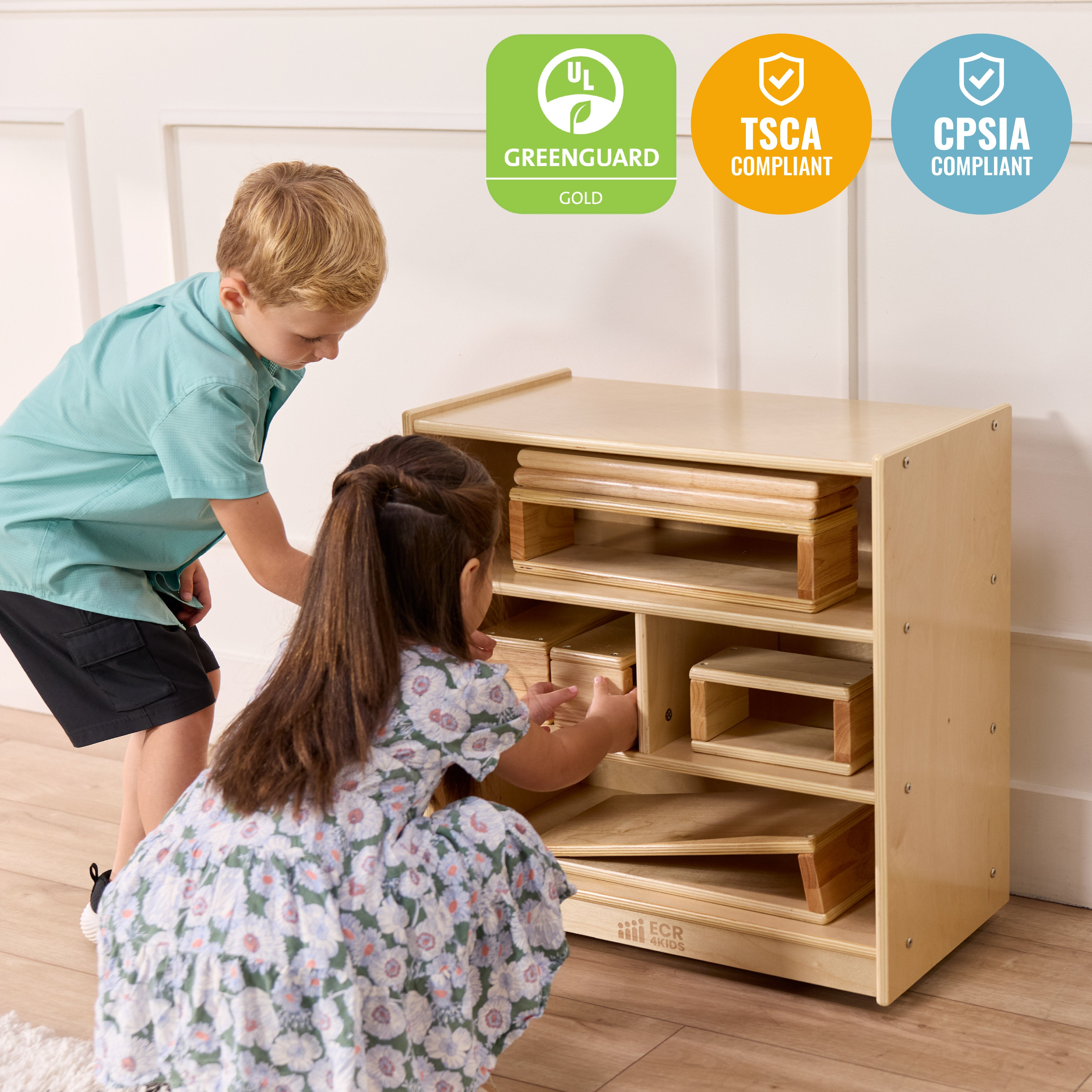 Mobile Block Storage Cart, Small