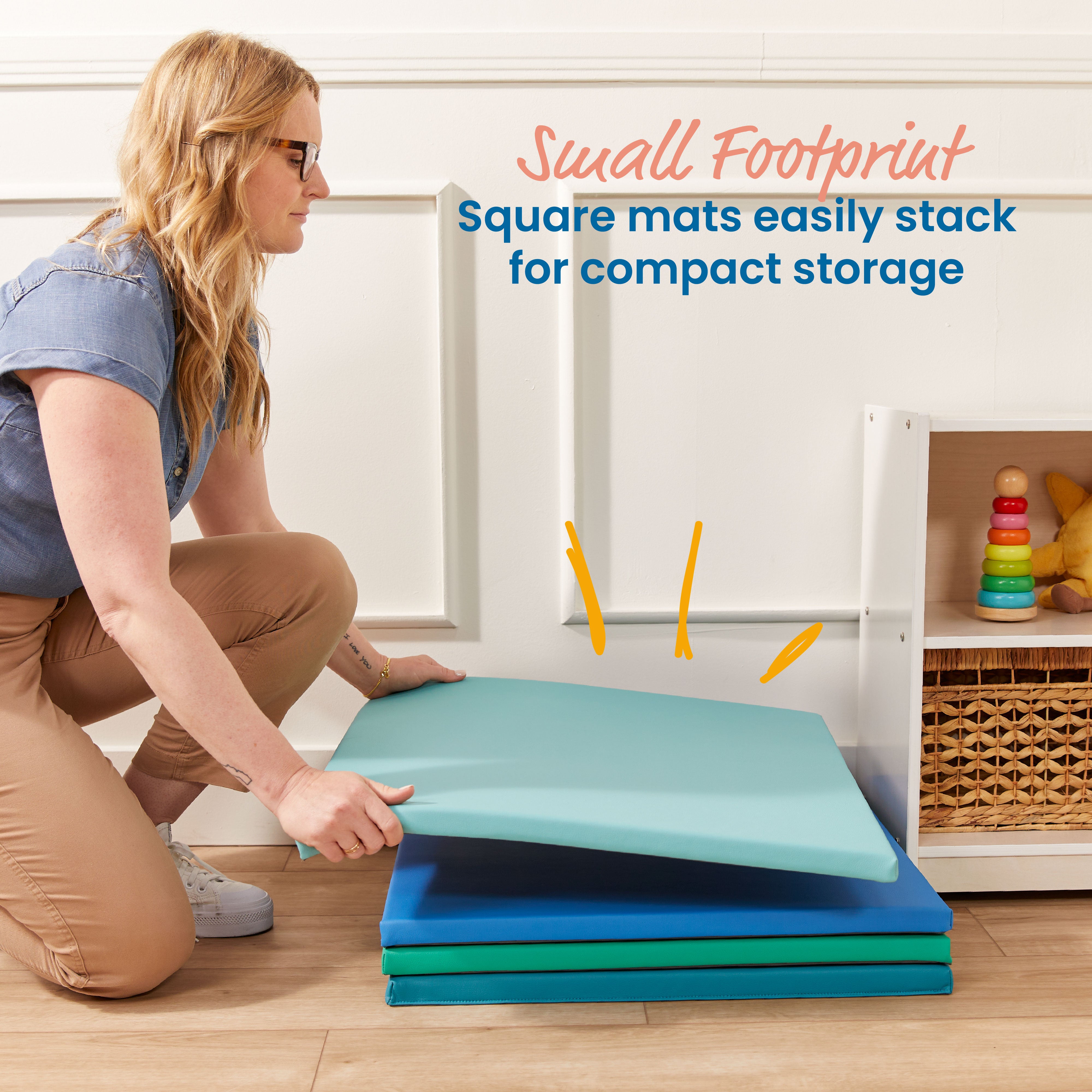 Play Patch Activity Mat Squares, 4-Pack