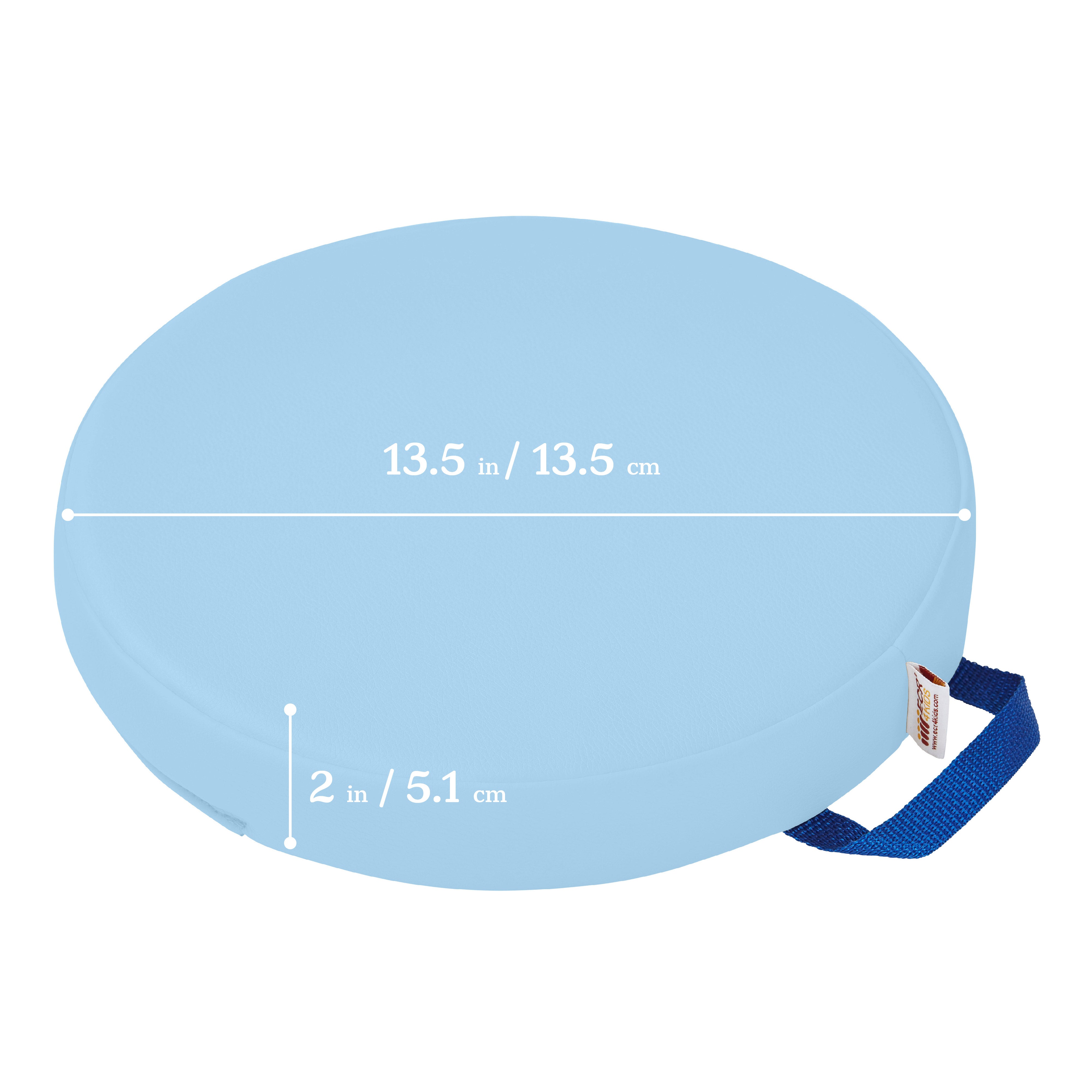 Round Floor Cushions with Handles, 6-Piece