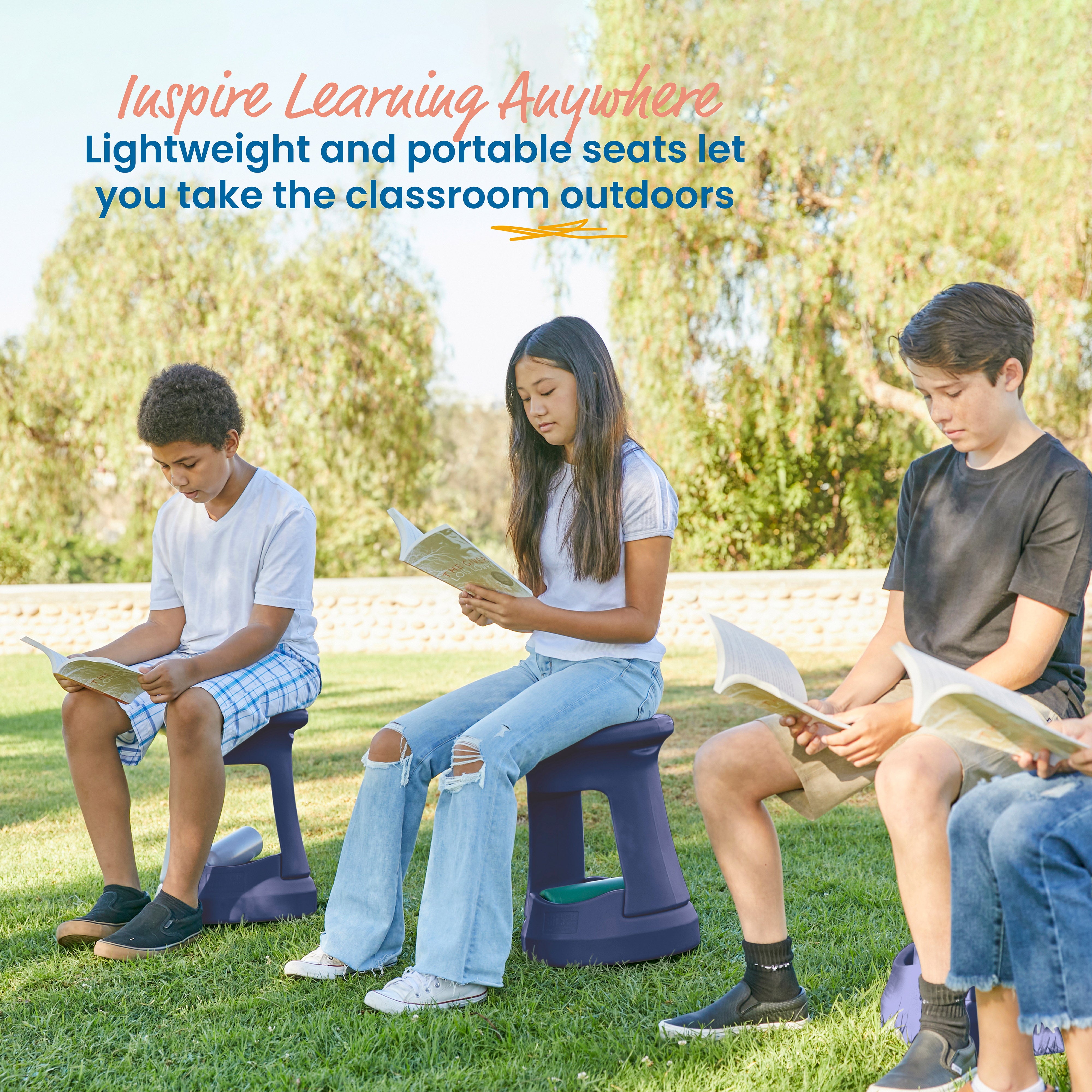 Storage Wobble Stool, 18in Seat Height