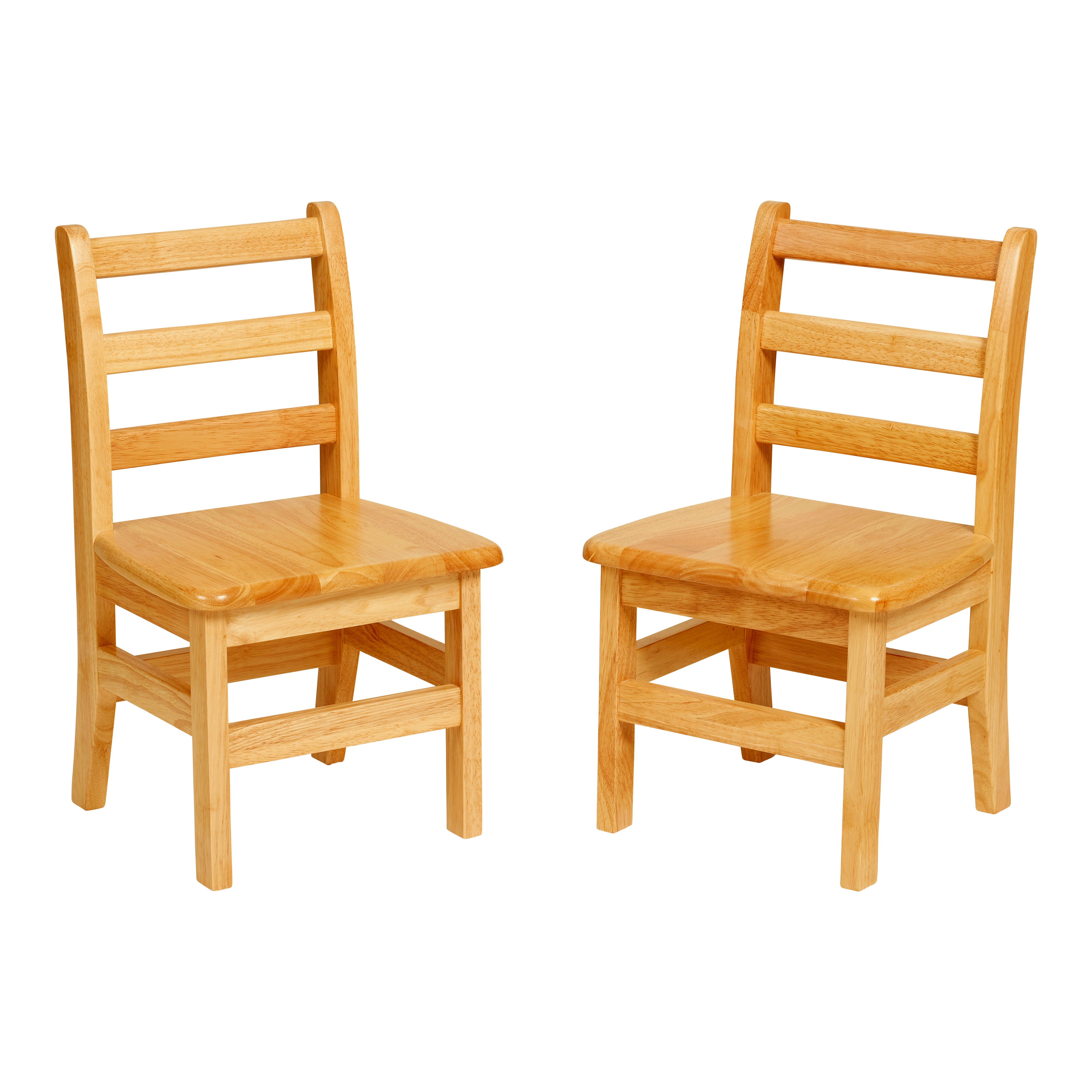 Three Rung Ladderback Chair, 2-Pack - Assembled