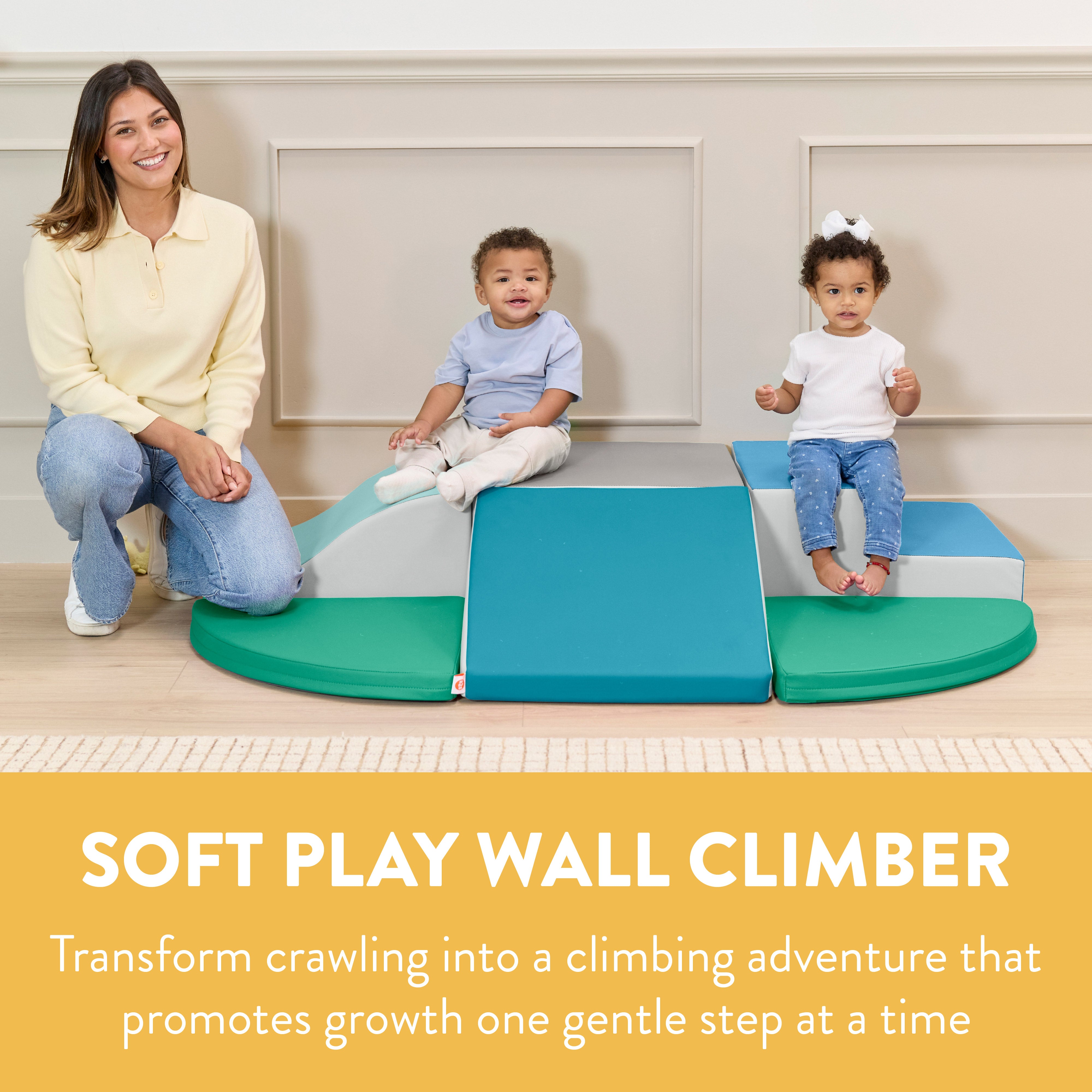 Little Haven Step & Slide Wall Climber, 6-Piece