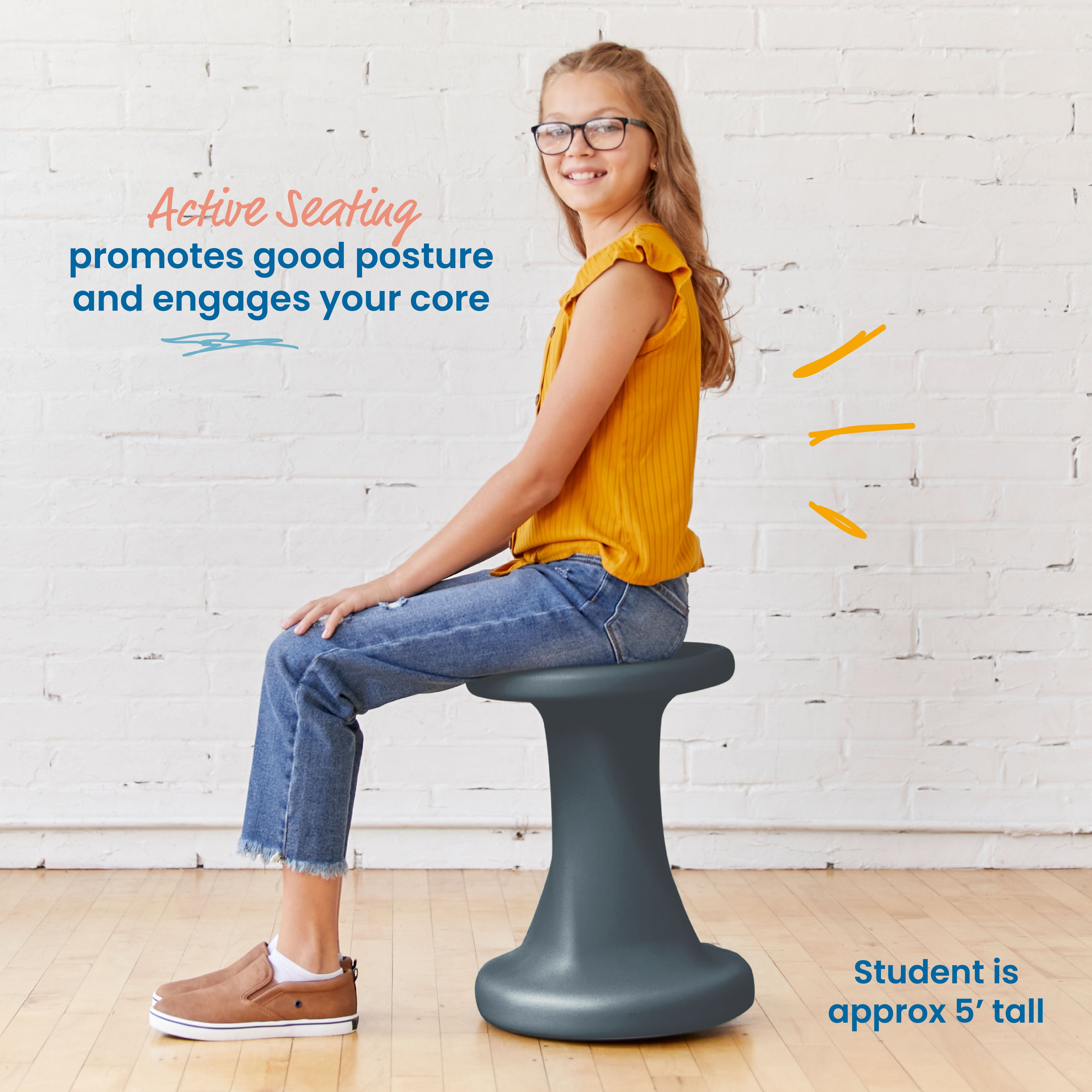 Twist Wobble Stool, 18in Seat Height