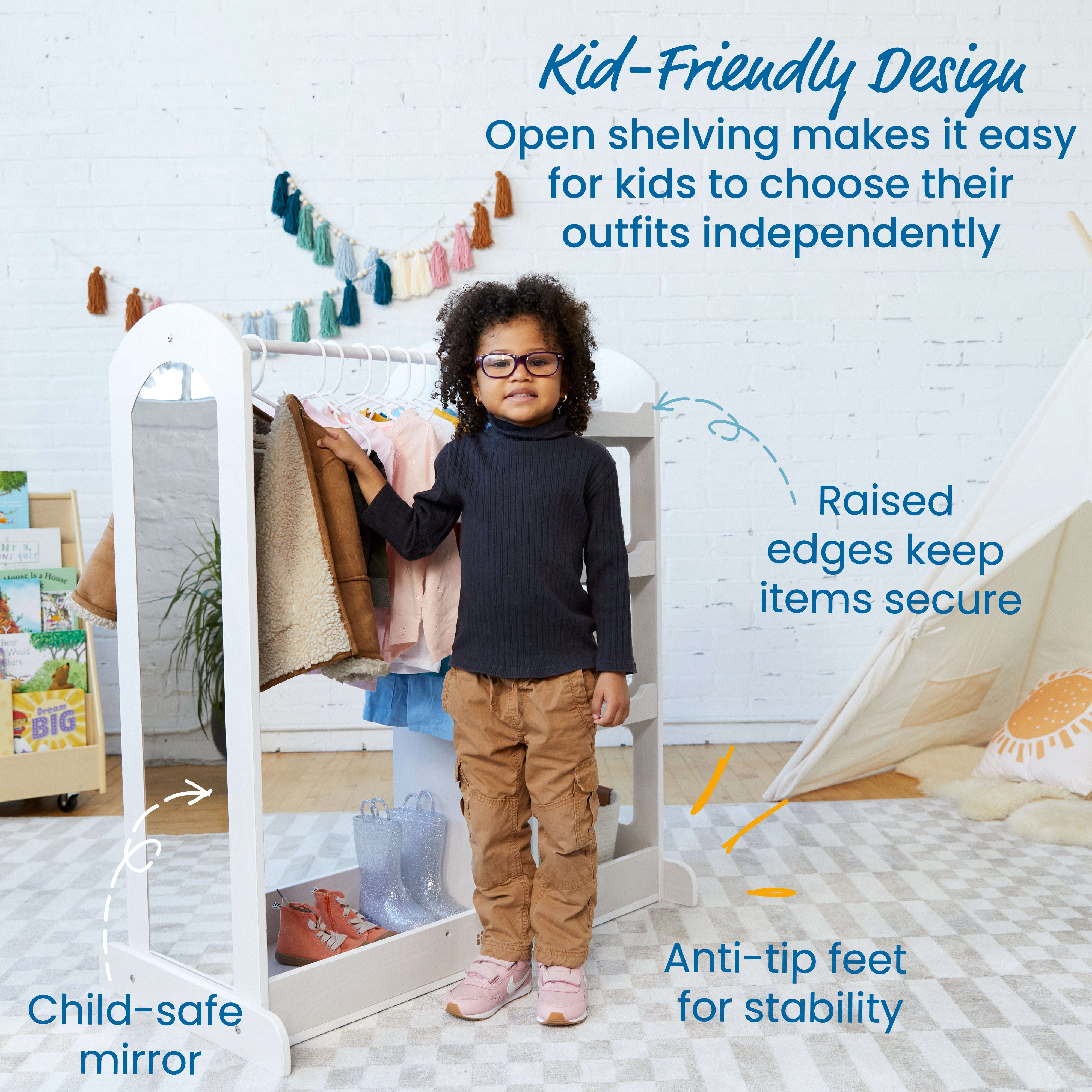 Dress-Up Center with Mirror