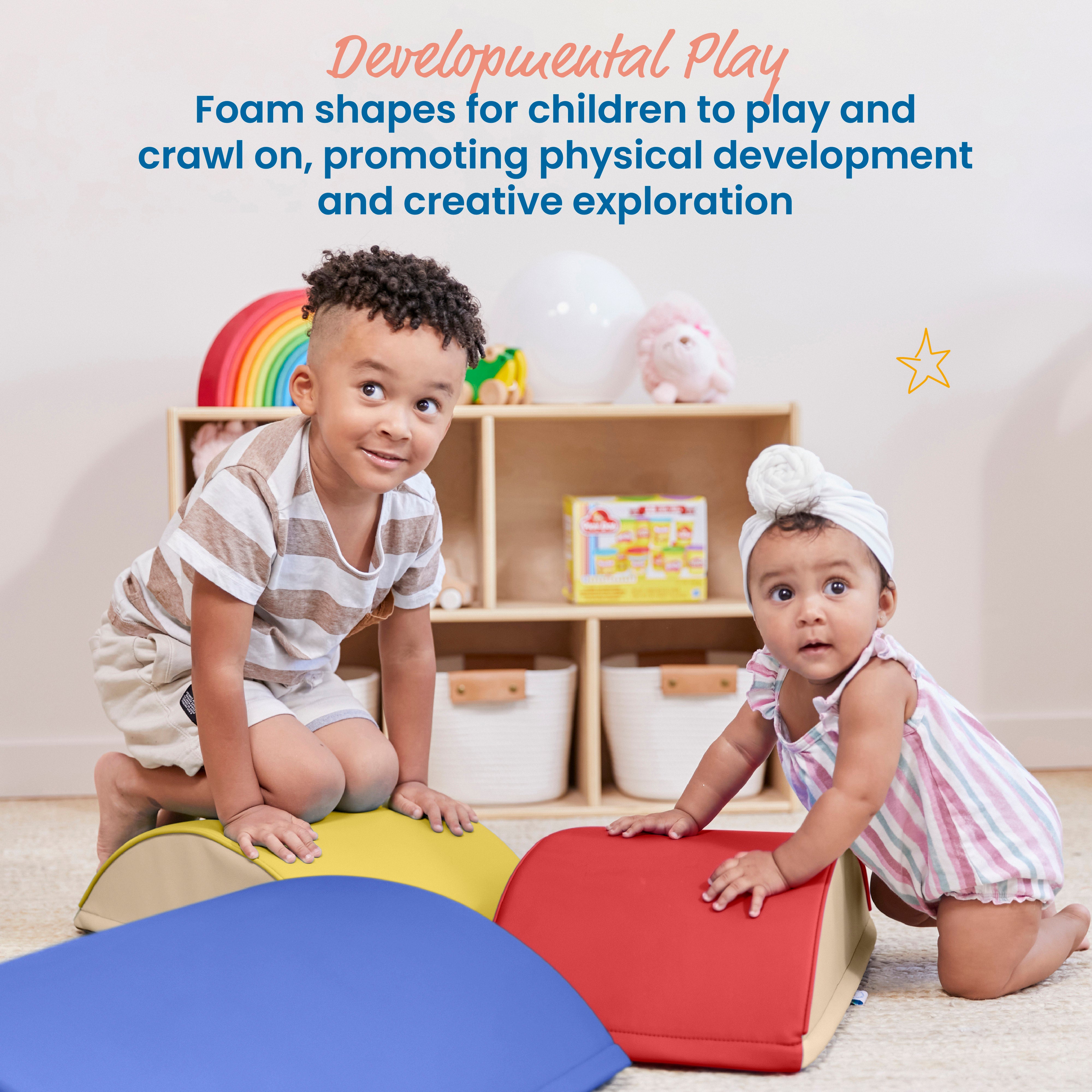 Colorful Log Climber Set, 3-Piece