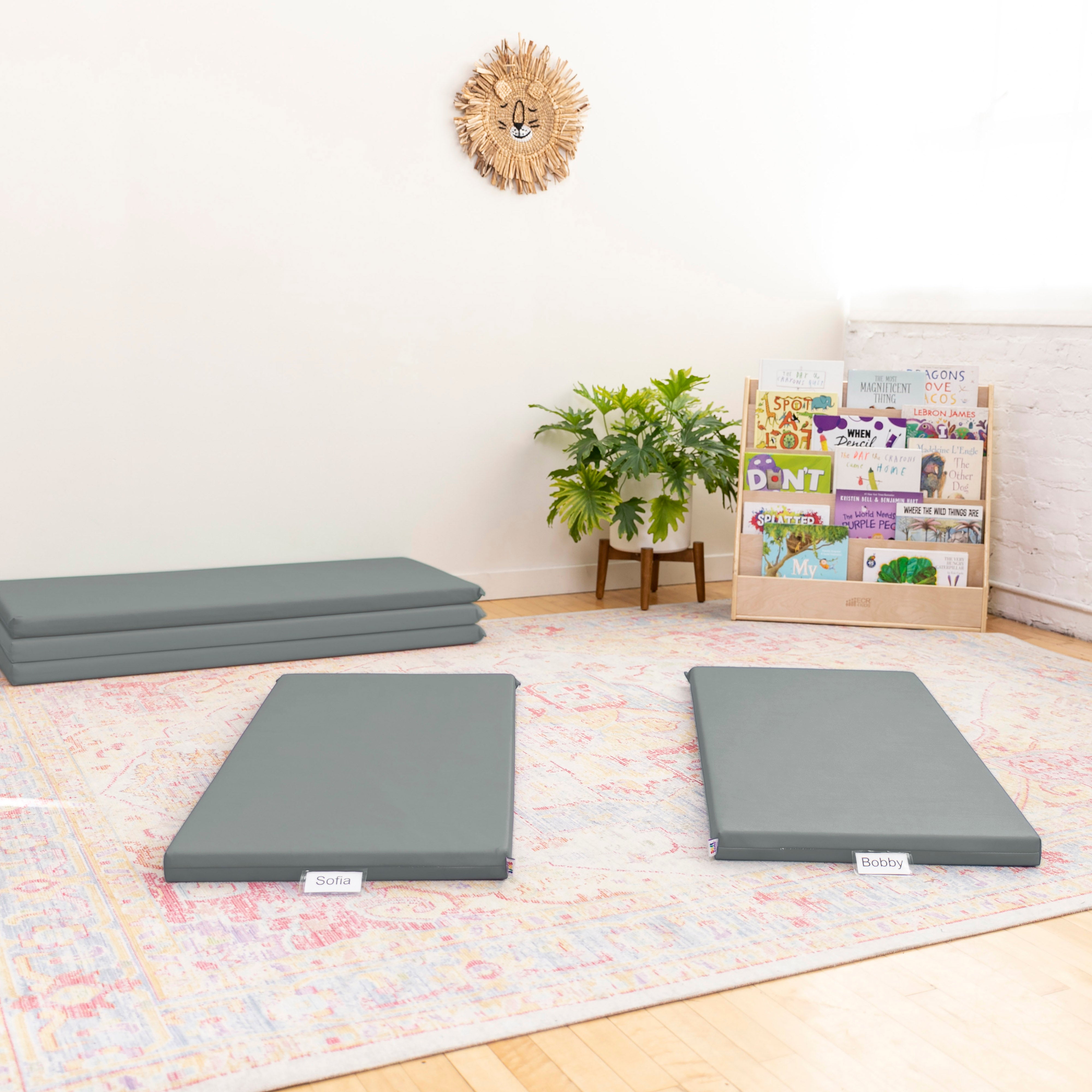Rainbow Rest Mat with Name Tag, 5-Piece