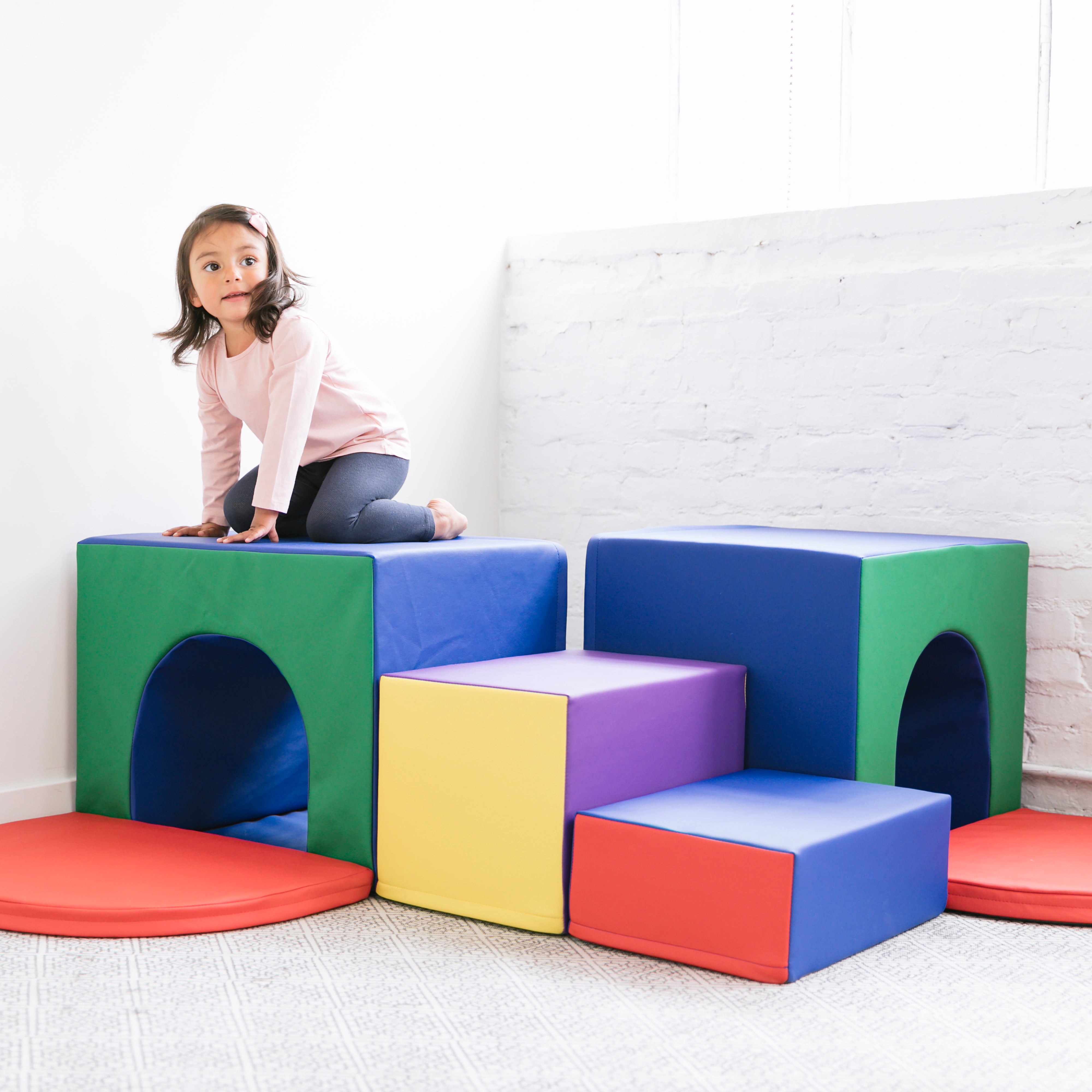 Tunnel Maze Corner Climber, 7-Piece