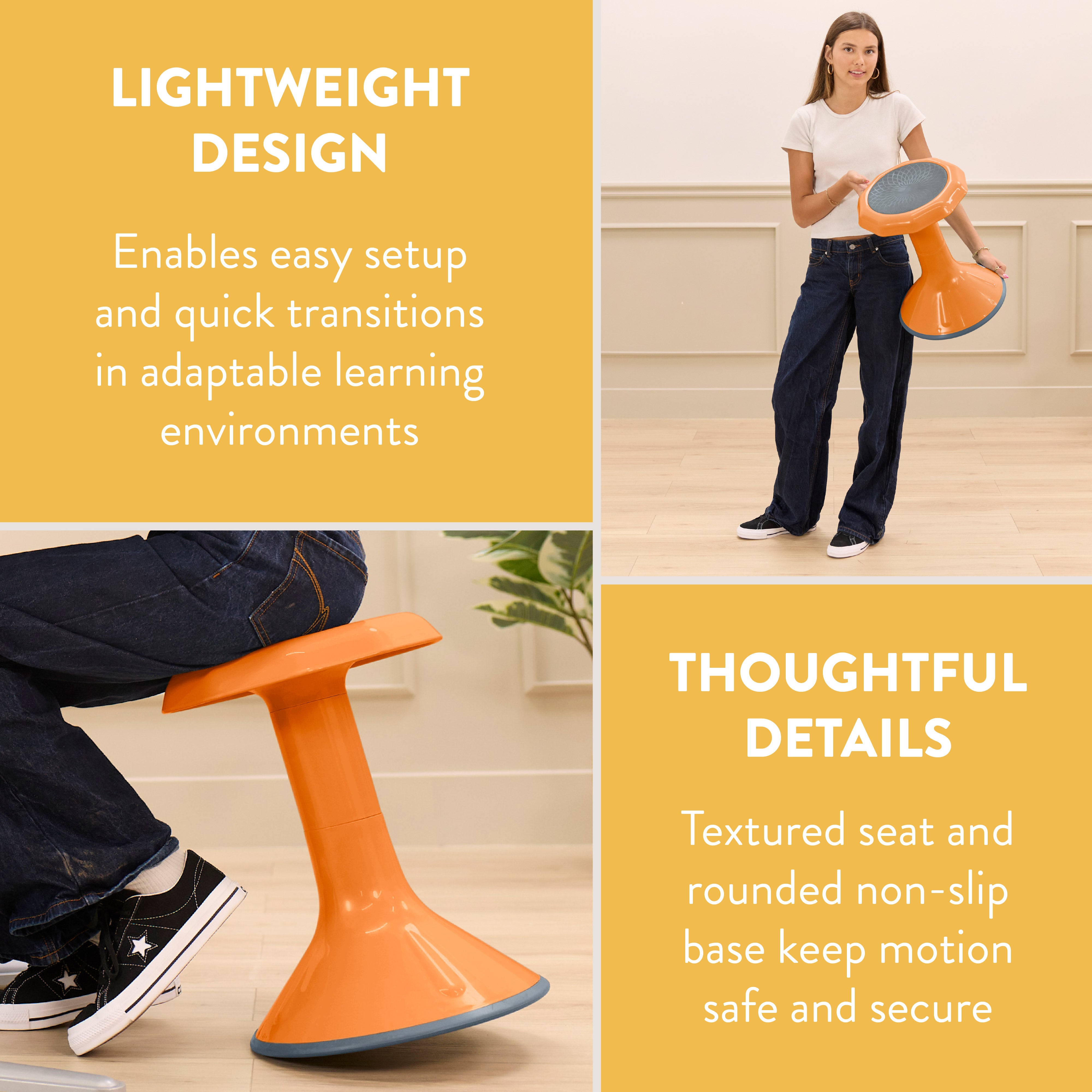 Wobble Sensory Stool, 18in Seat Height