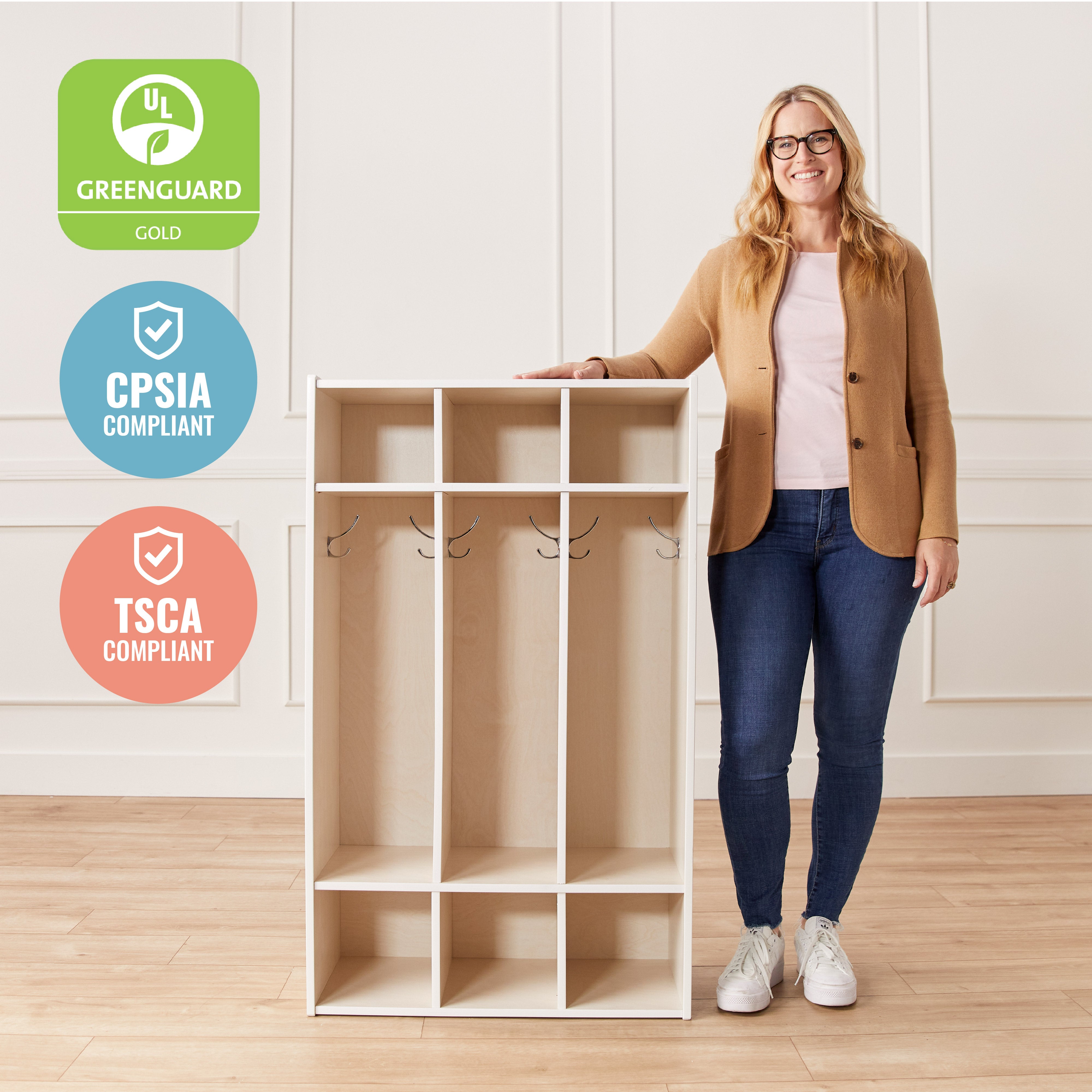 Streamline 3-Section Coat Locker