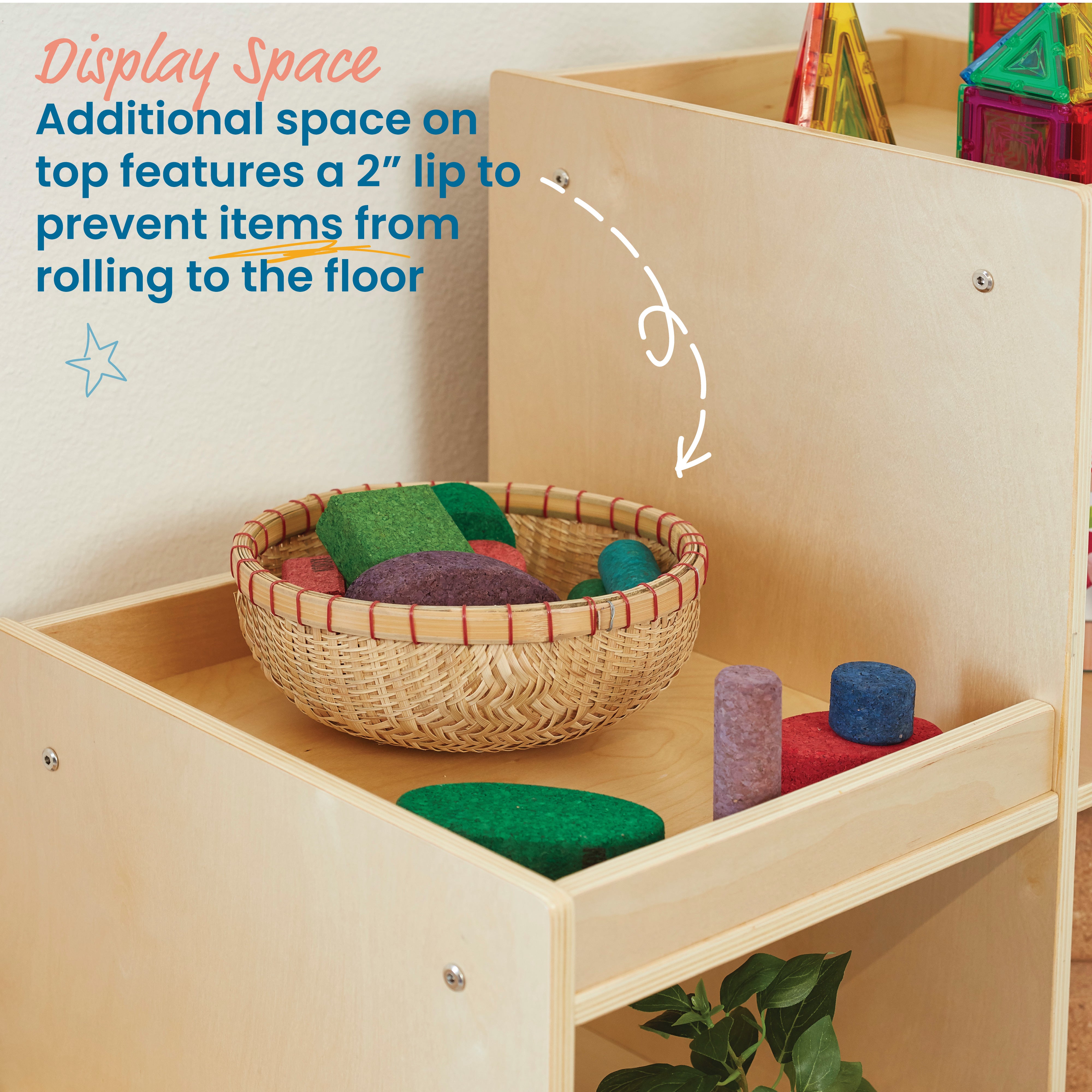 3-2-1 Cube Storage Cabinet, Kids Furniture