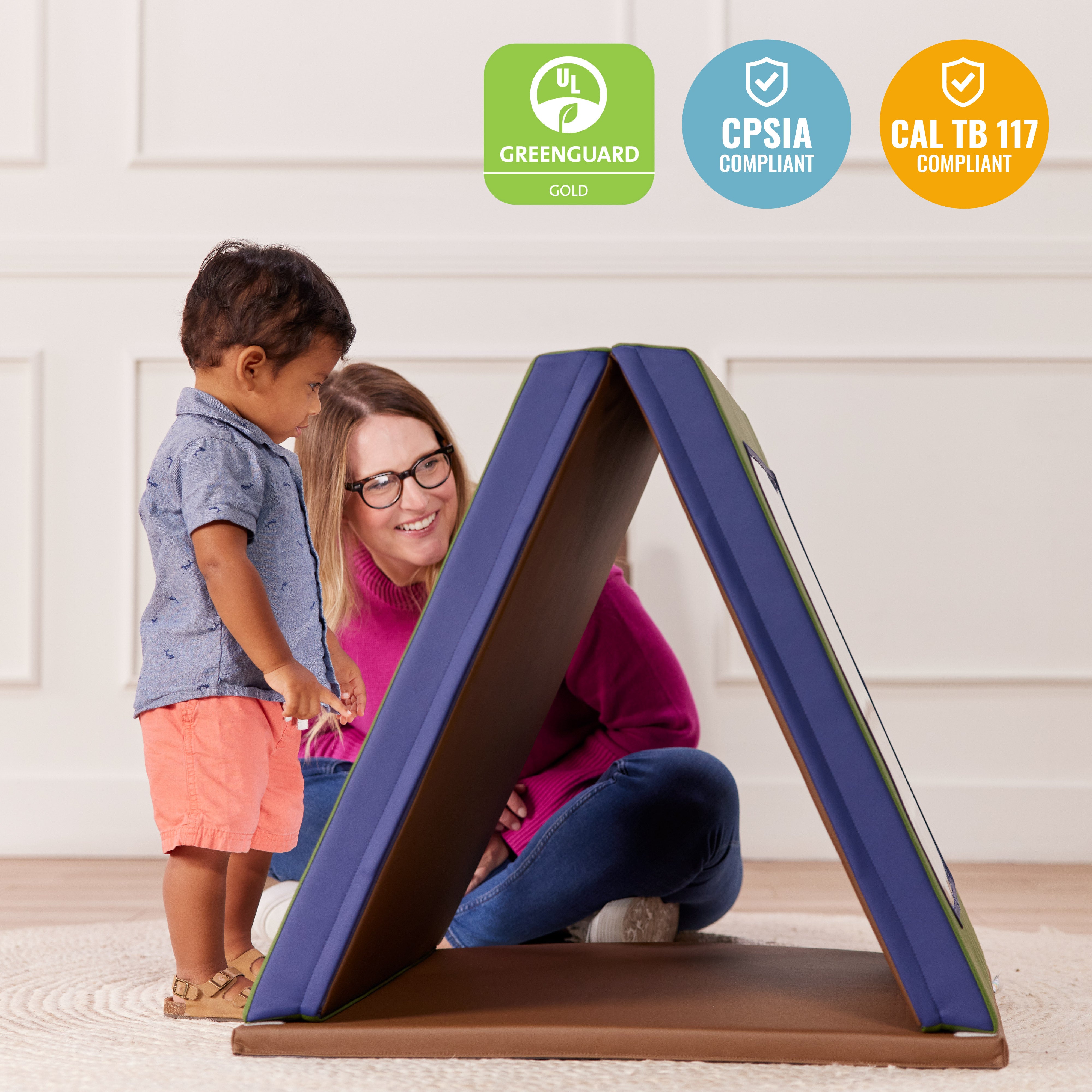 SoftZone Folding Floor Mirror