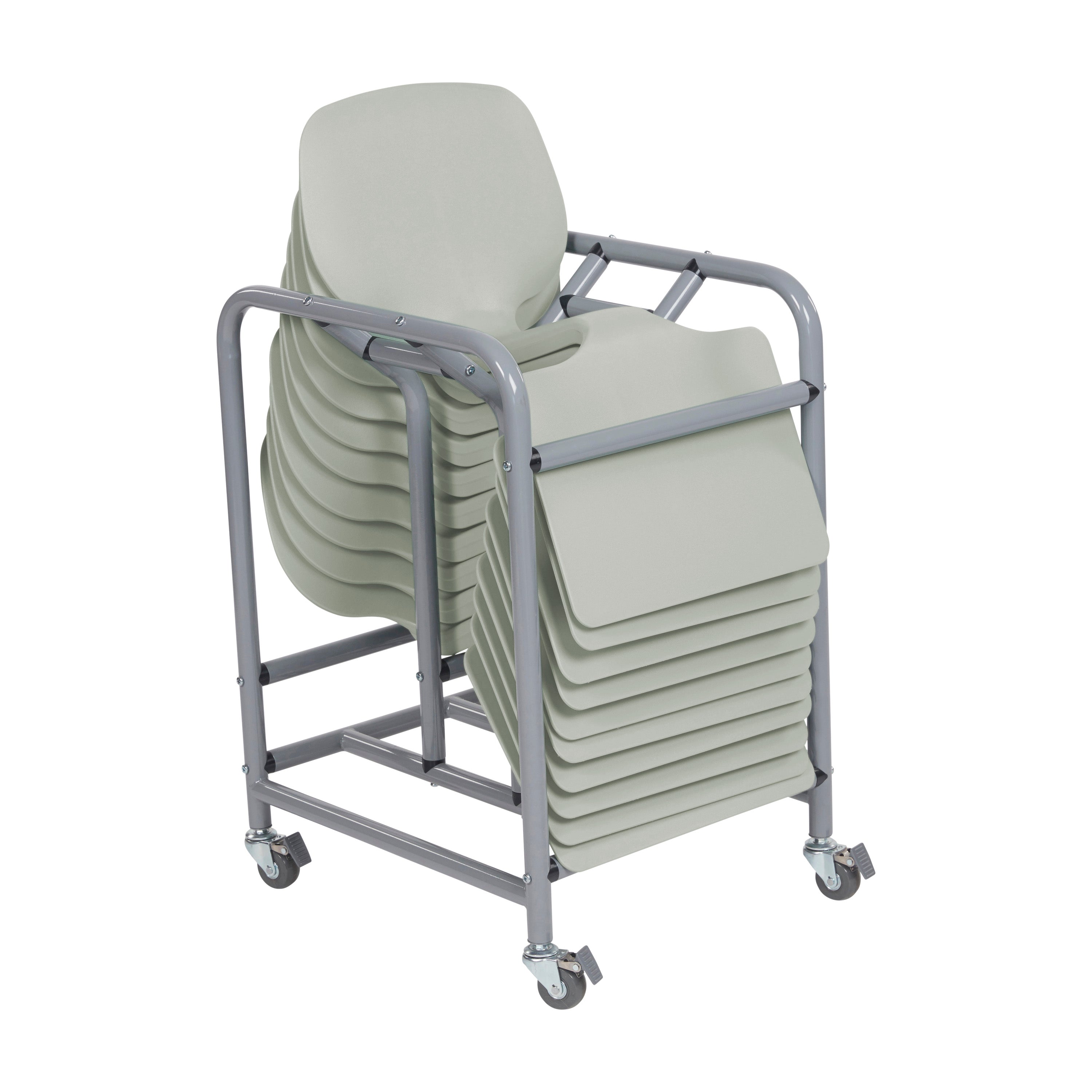 The Surf Portable Desk with Storage Cart, 10-Pack