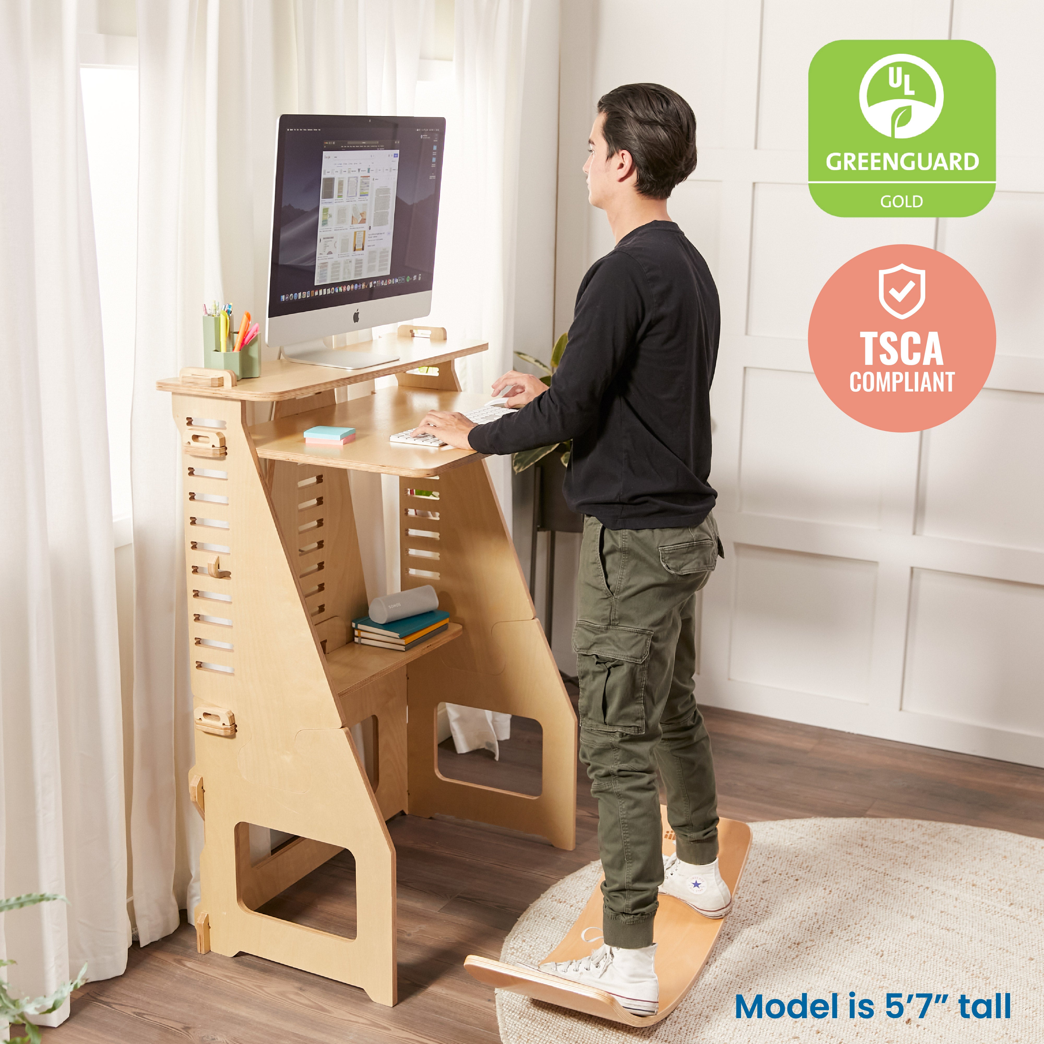 Maker's Puzzle Sit or Stand Desk