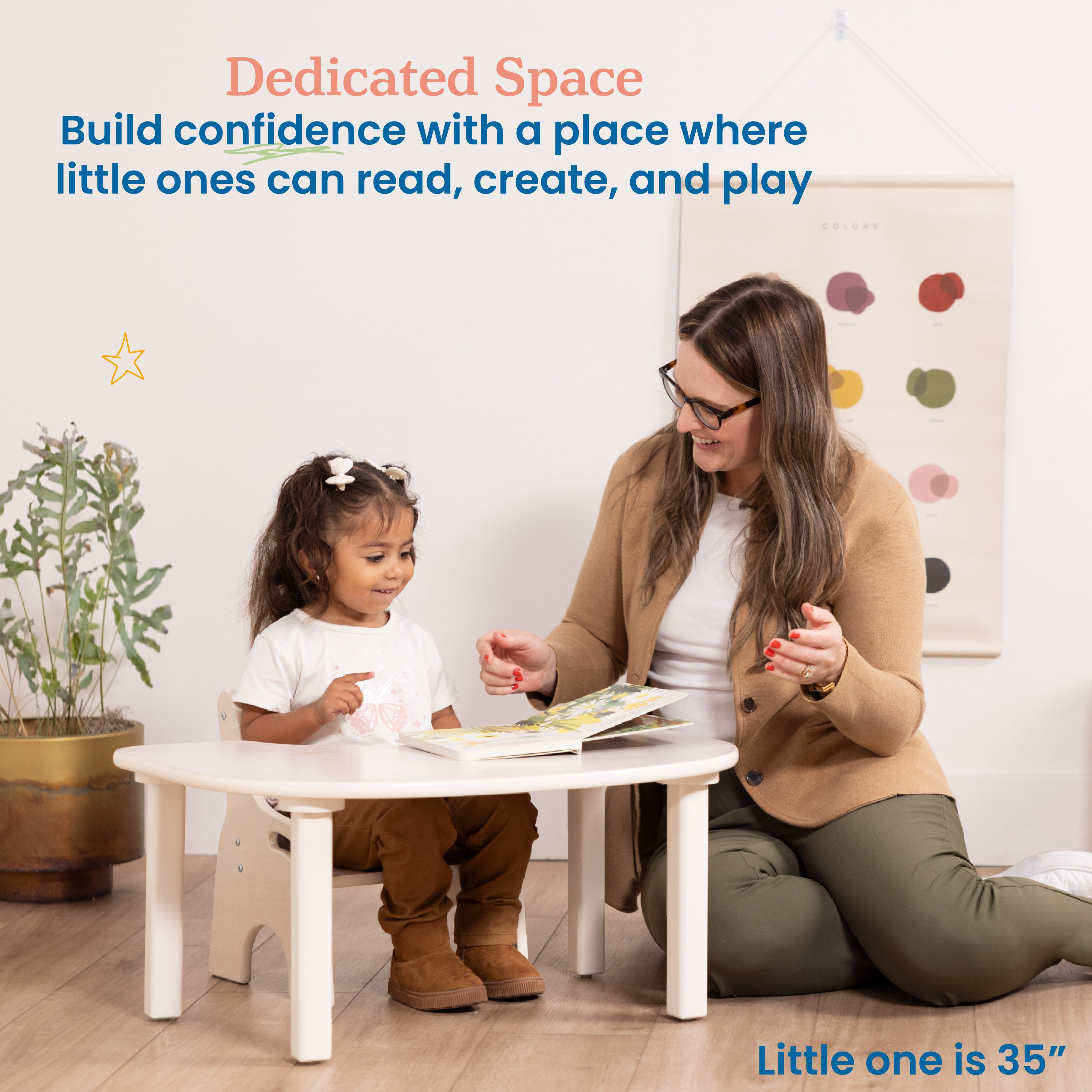 Little Learner Table and Chair Set, 2-Piece