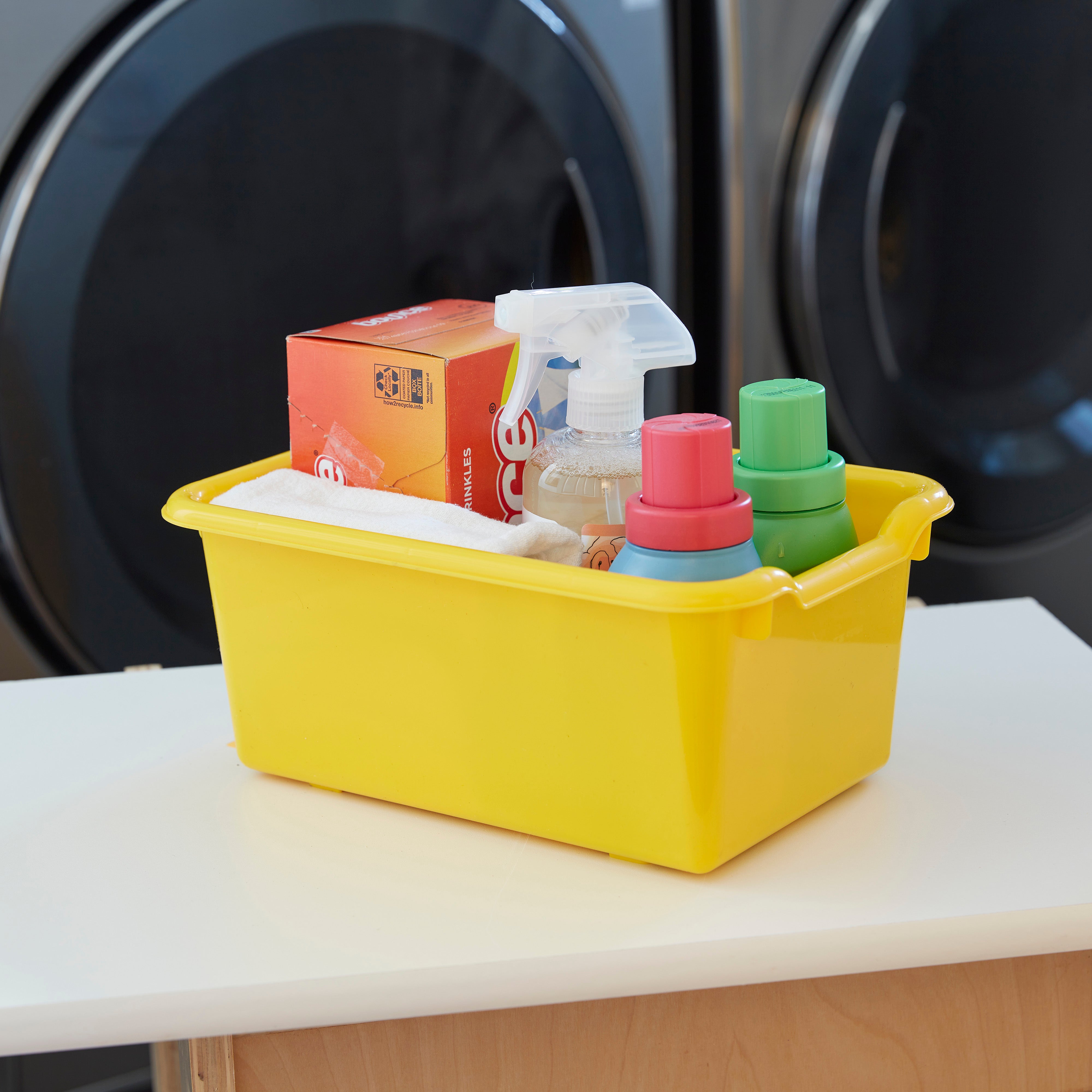 Scoop Front Plastic Storage Bins, 30-Piece