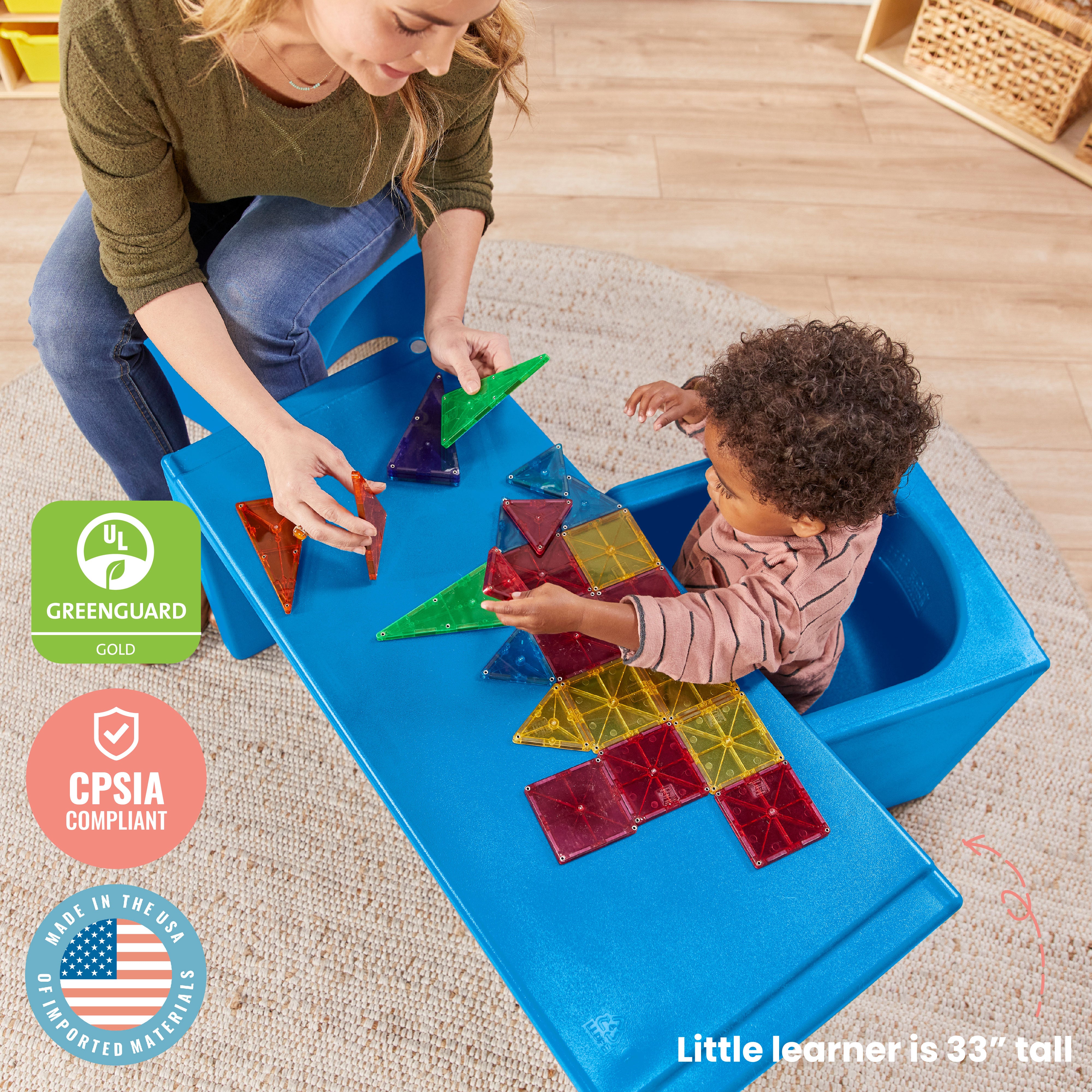 Tri-Me Table and Cube Chair Set, 3-Piece