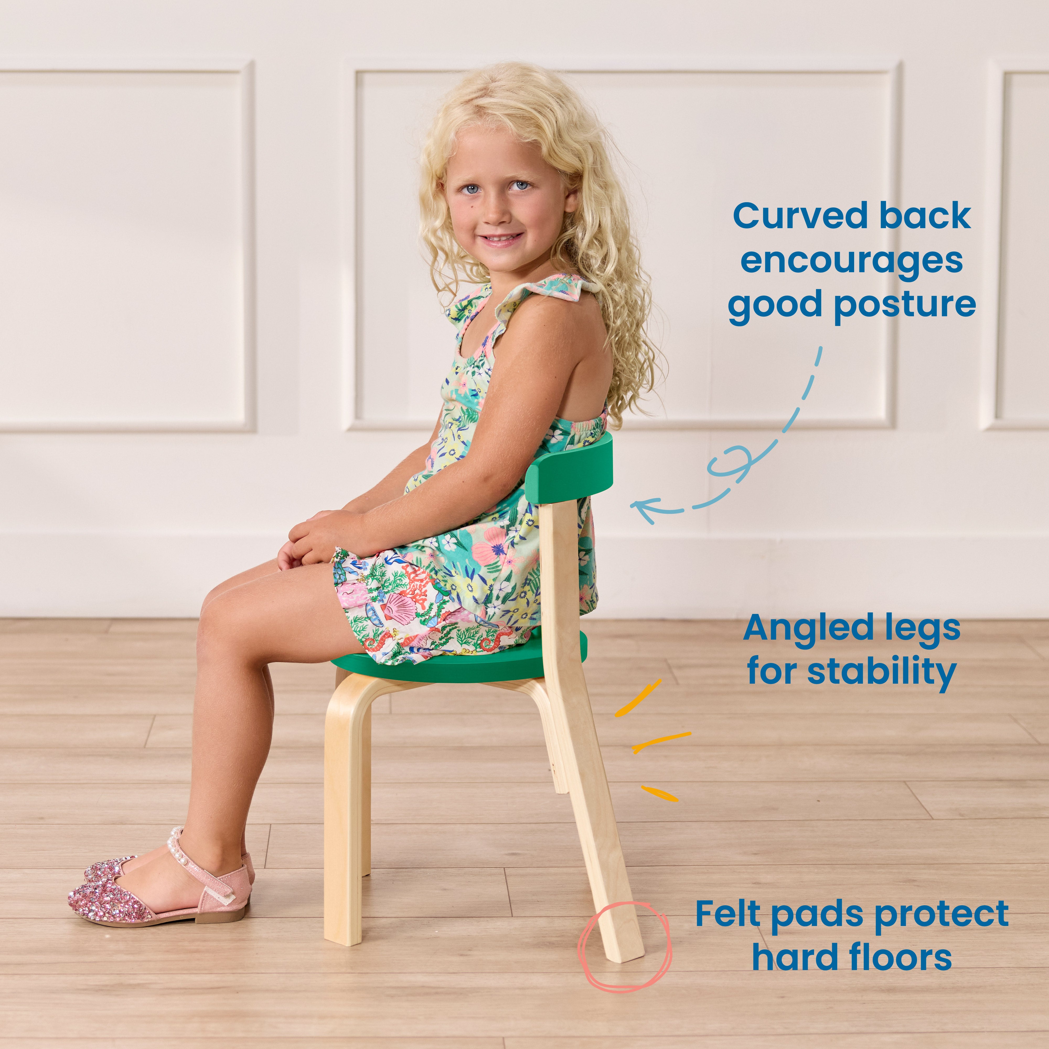 Bentwood Table and Curved Back Chair Set, 5-Piece