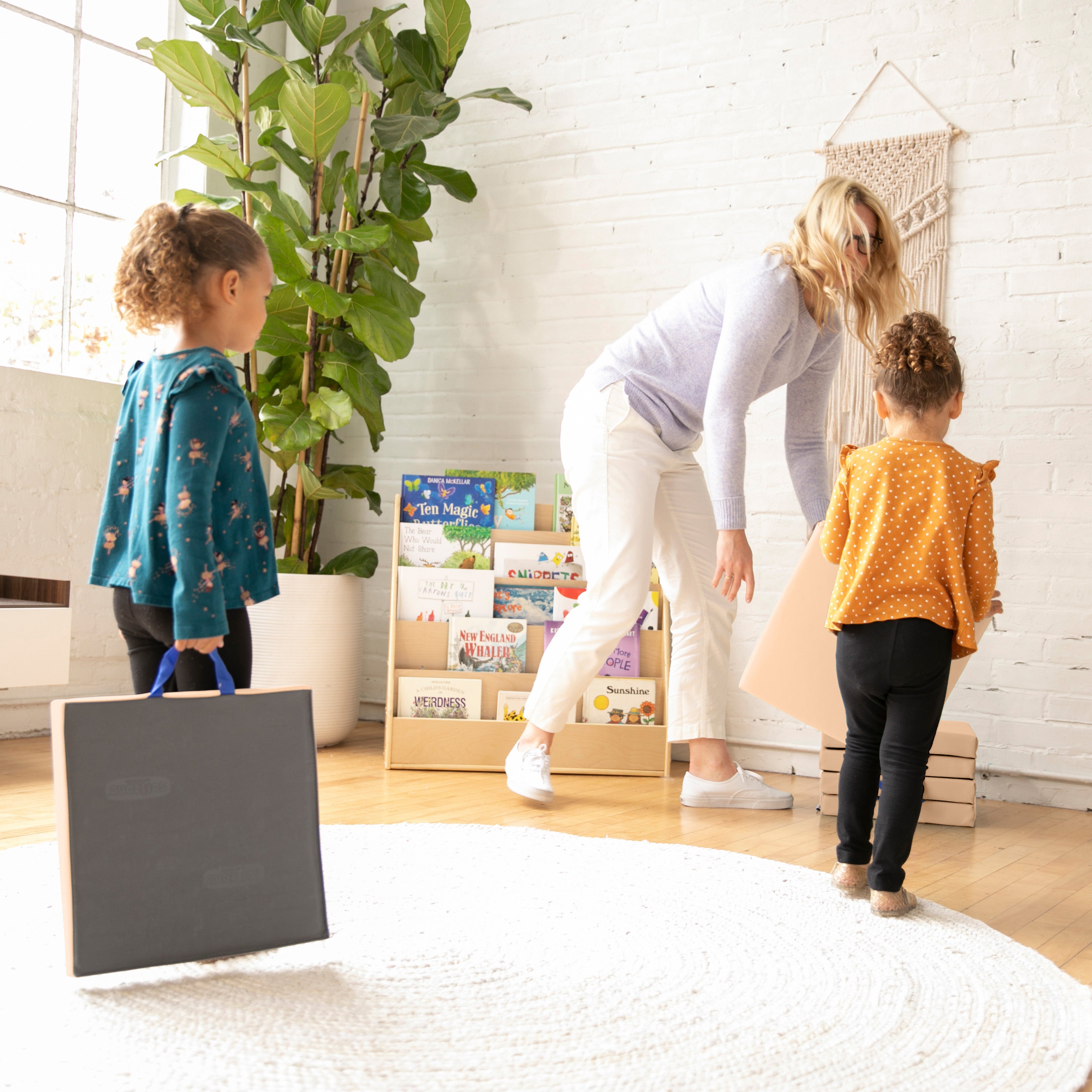 Floor Cushions, Square, 6-Piece