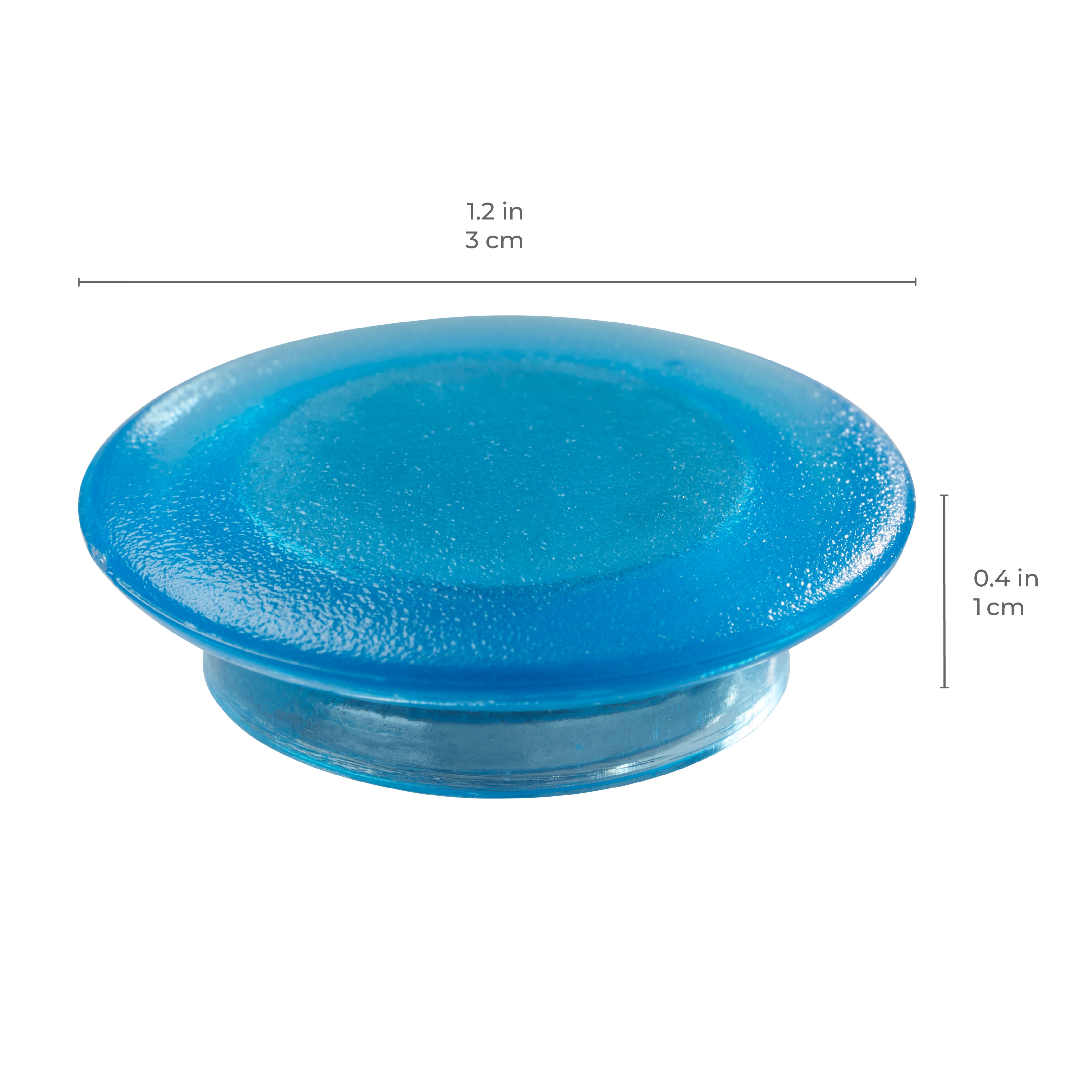 MessageStor Rare Earth Magnets for Glass Board, 6-Pack