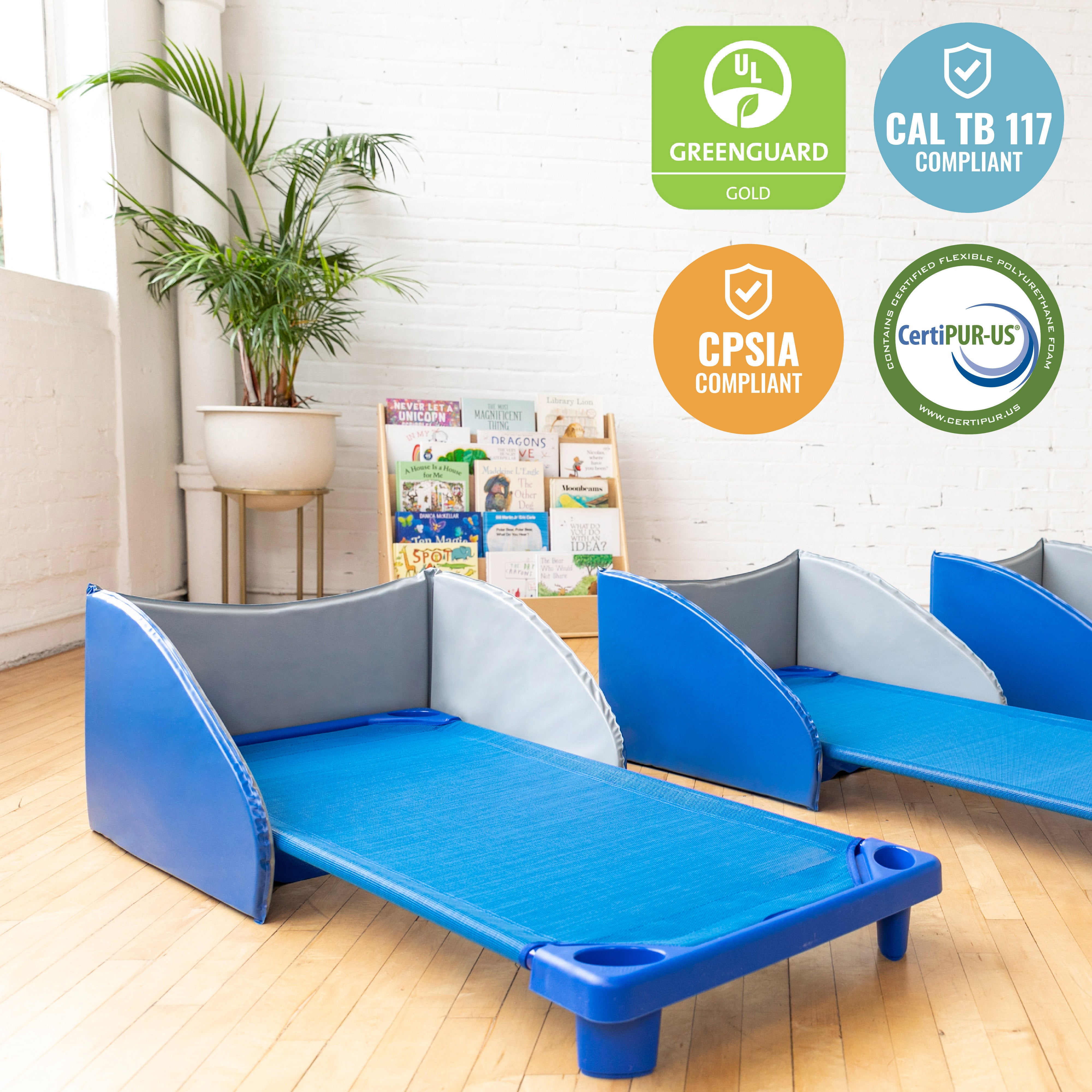 Naptime Privacy Partition for Cots and Rest Mats, 5-Pack