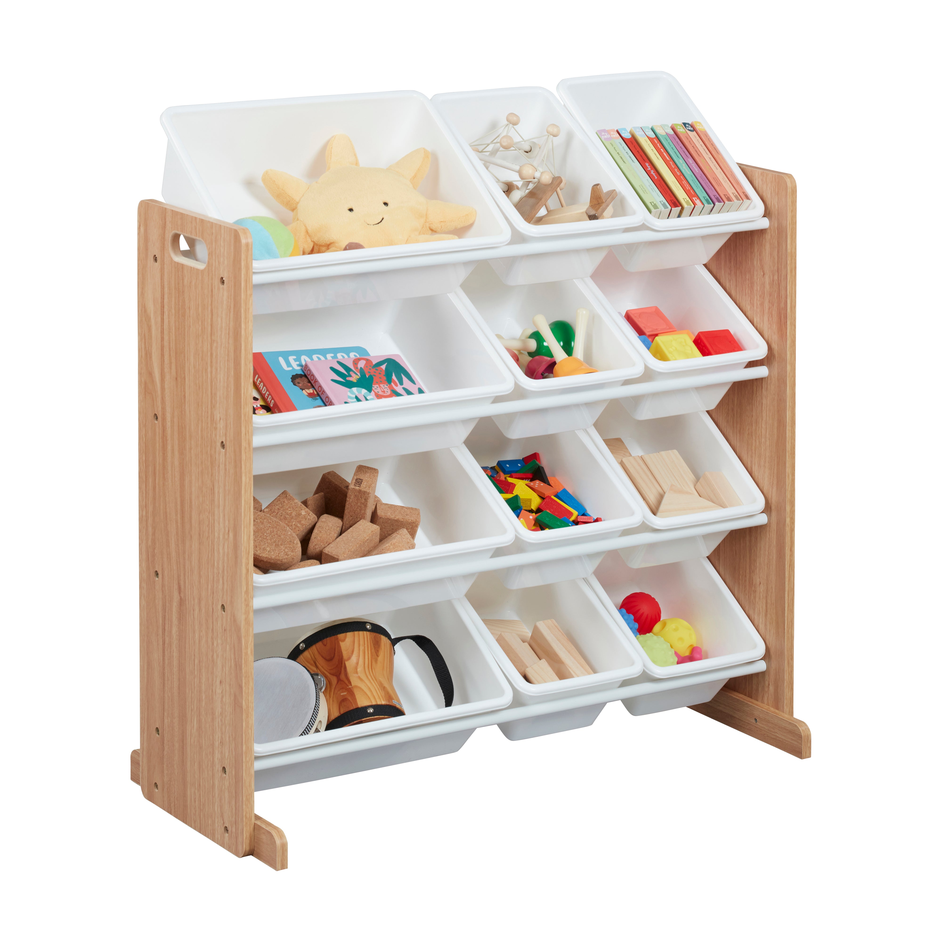 4-Tier Organizer with 12 Bins
