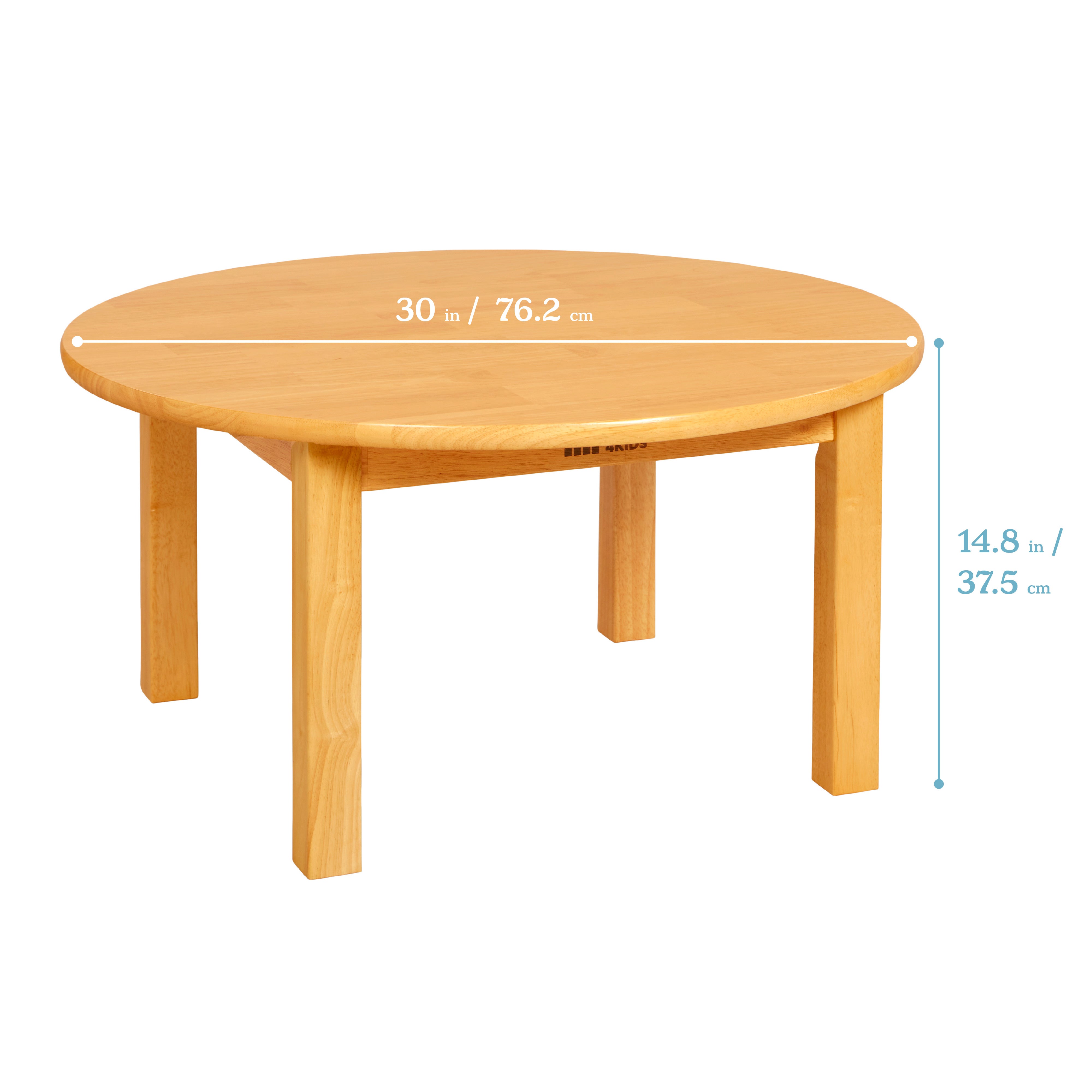 Hardwood Table with 14in Legs