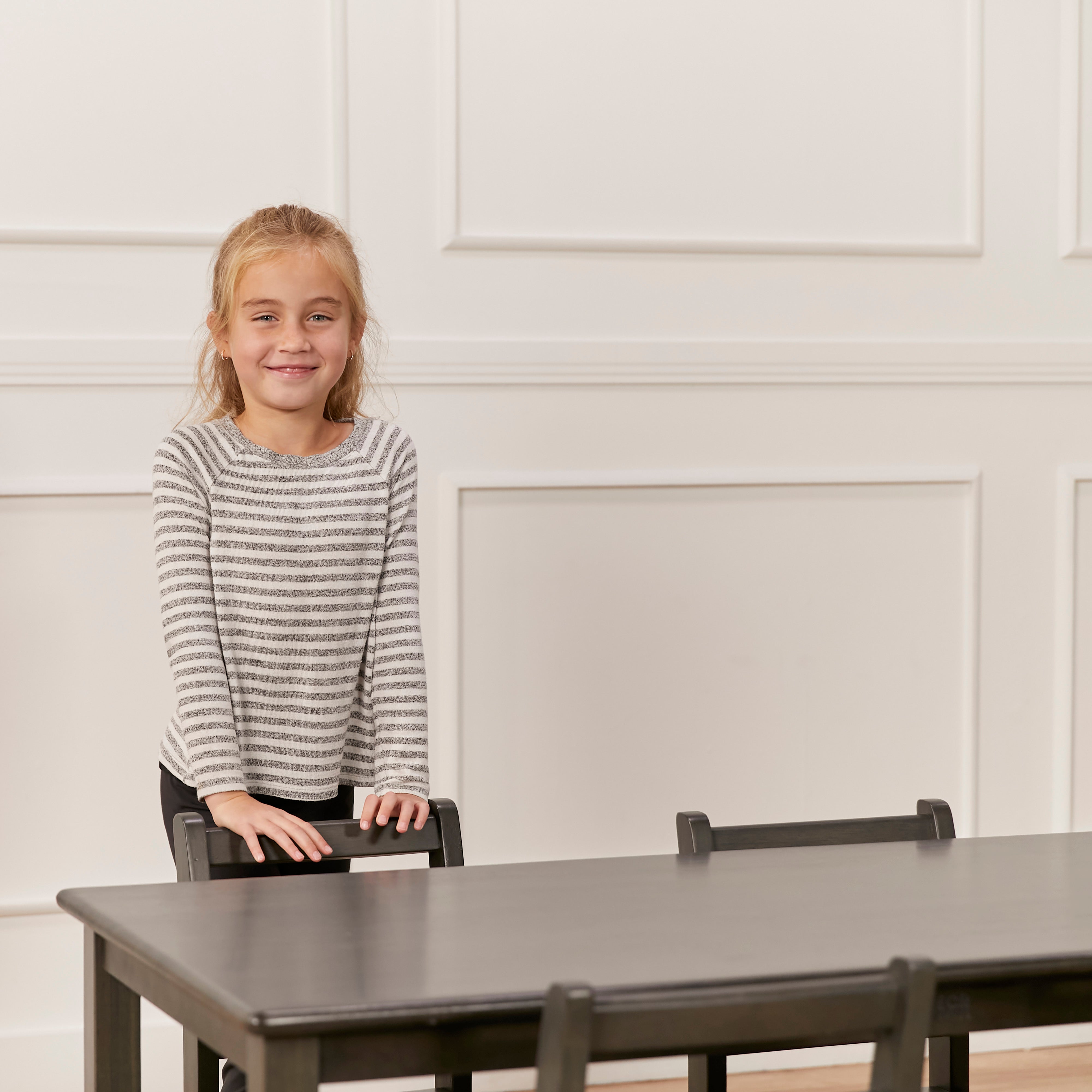 24in x 48in Rectangular Hardwood Table with 22in Legs