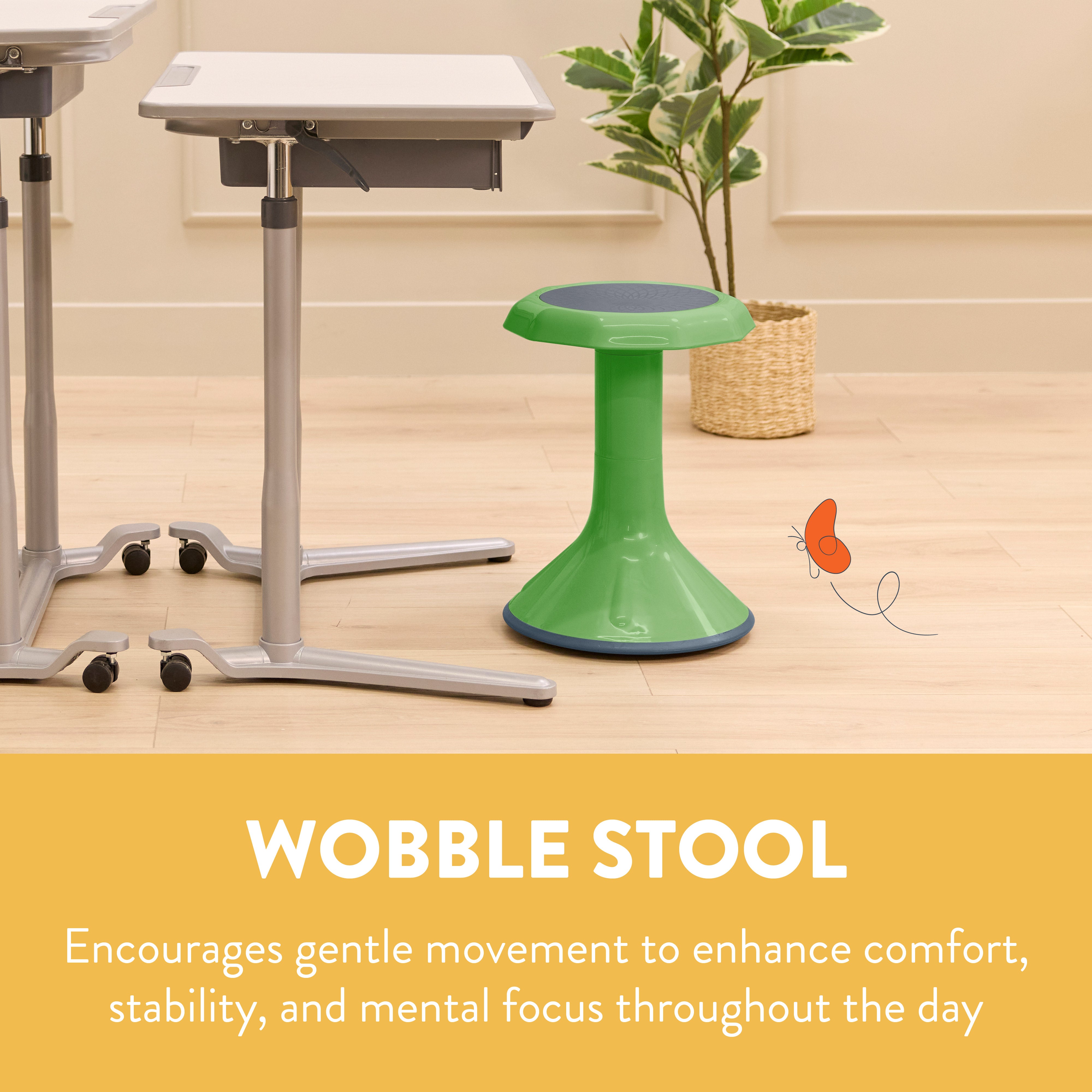 Wobble Sensory Stool, 18in Seat Height