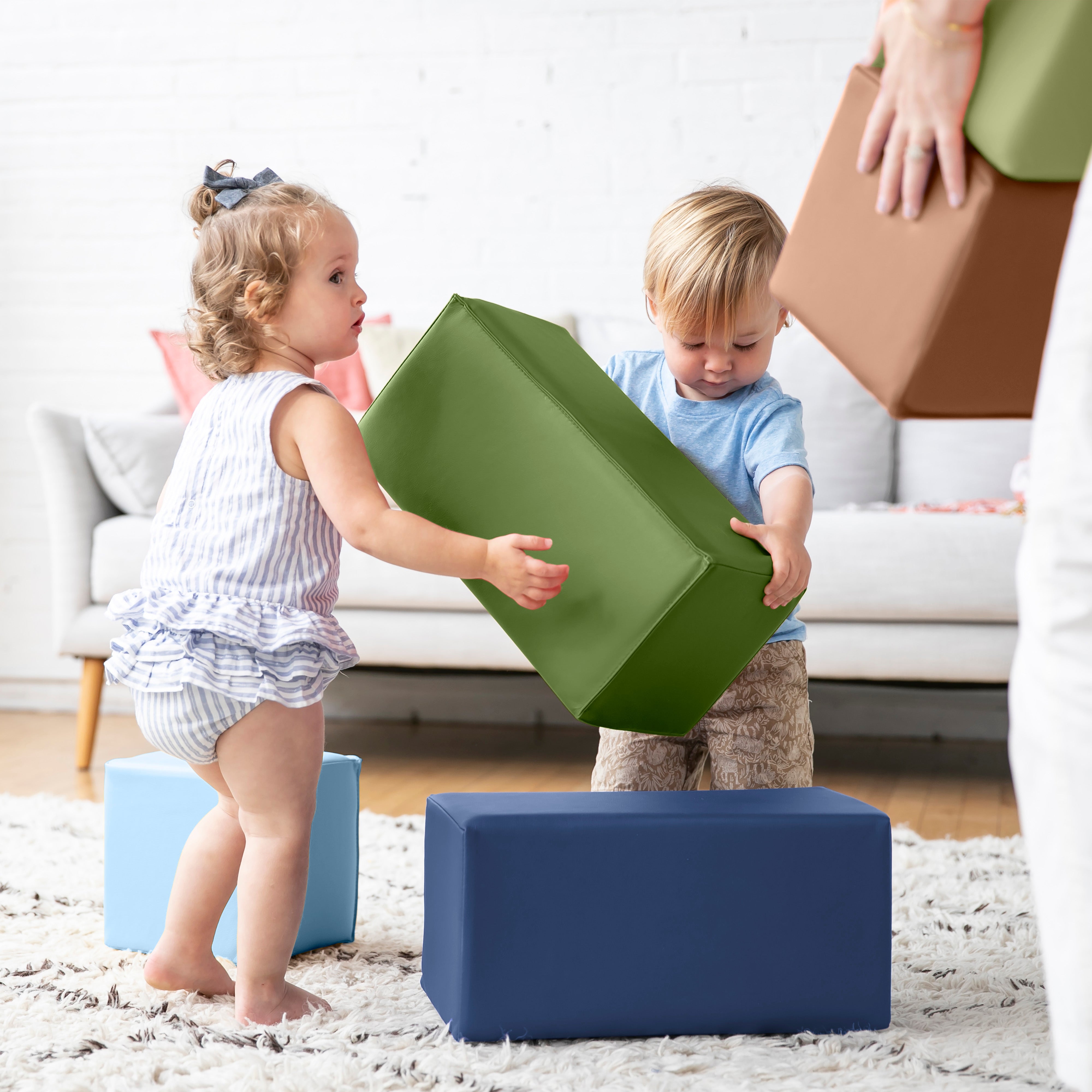 Toddler Foam Building Blocks, 7-Piece