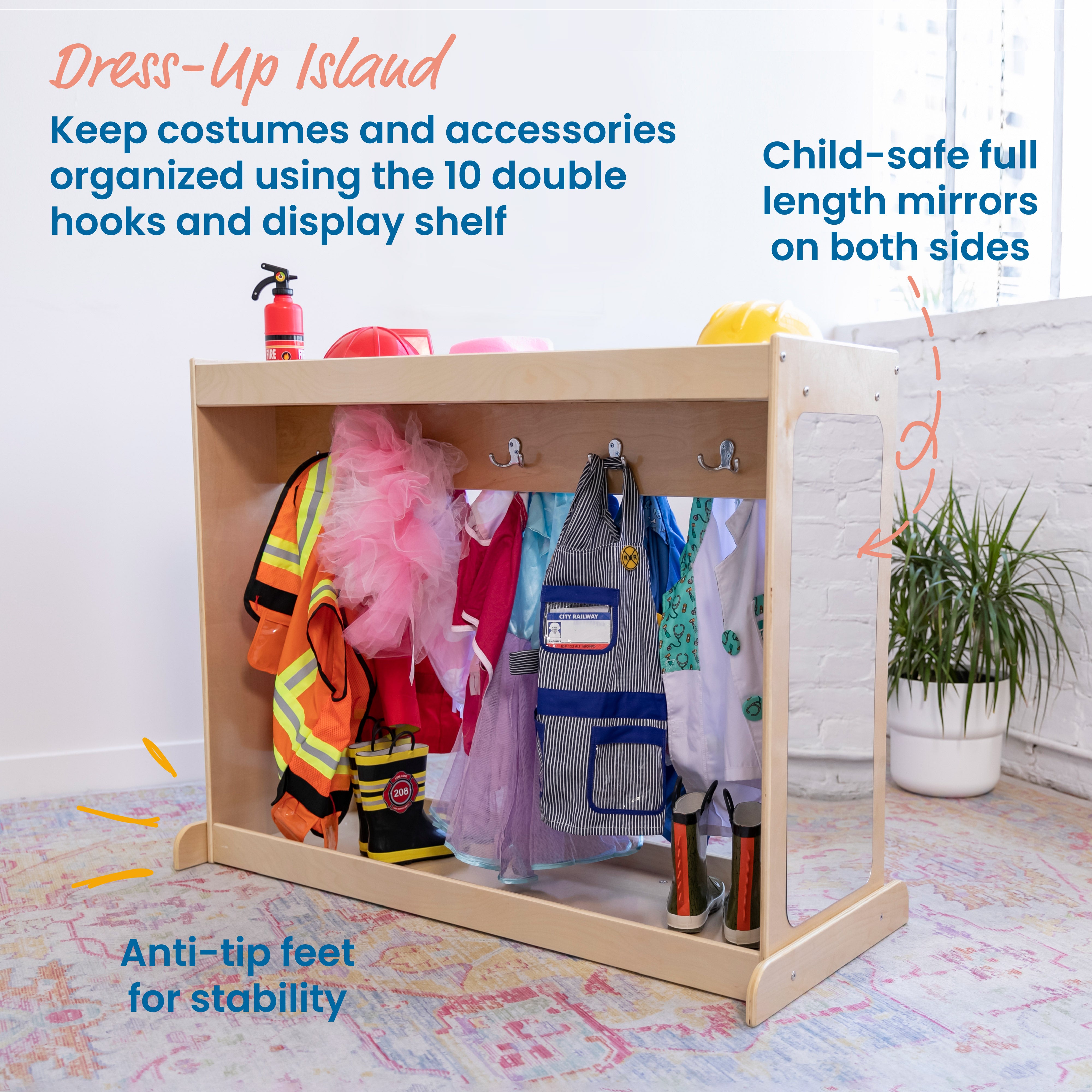 Streamline Dress-Up Island