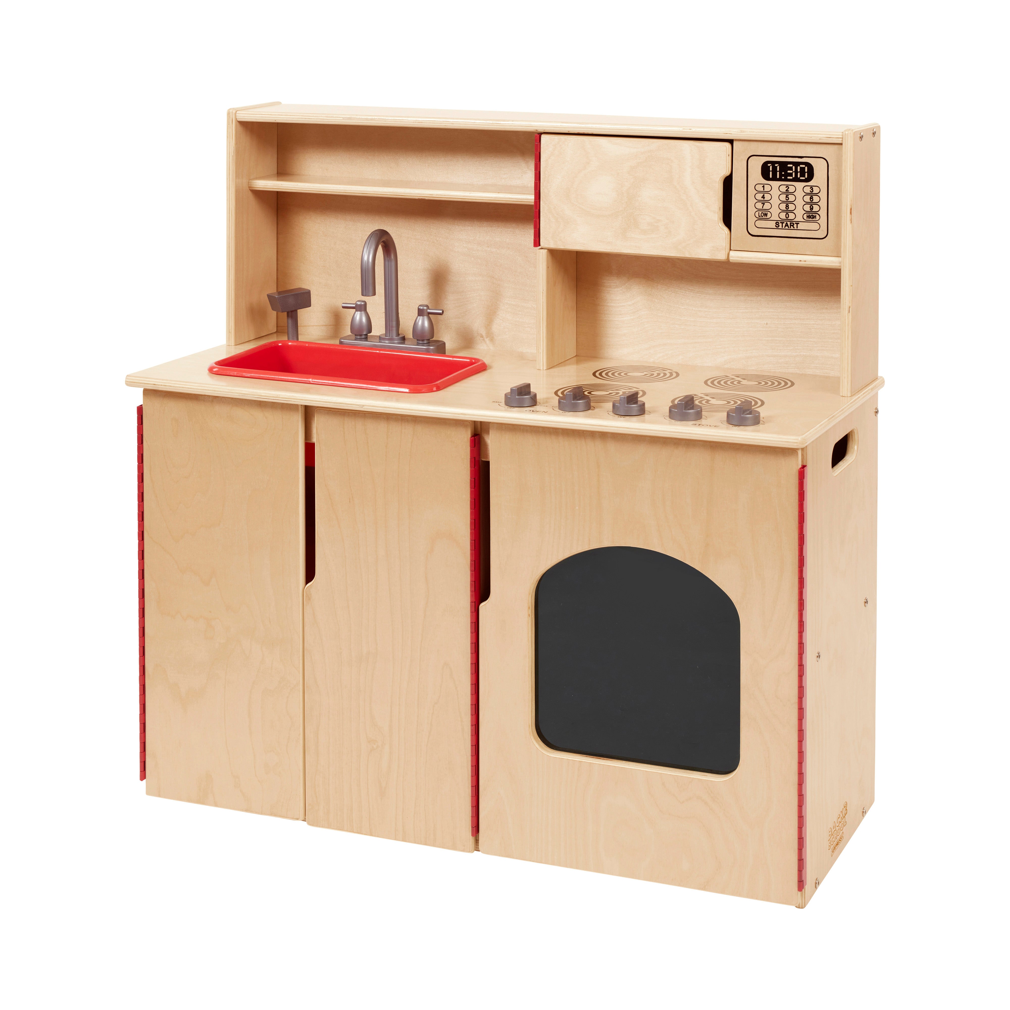 Chef's Station Kids Pretend Play Kitchen
