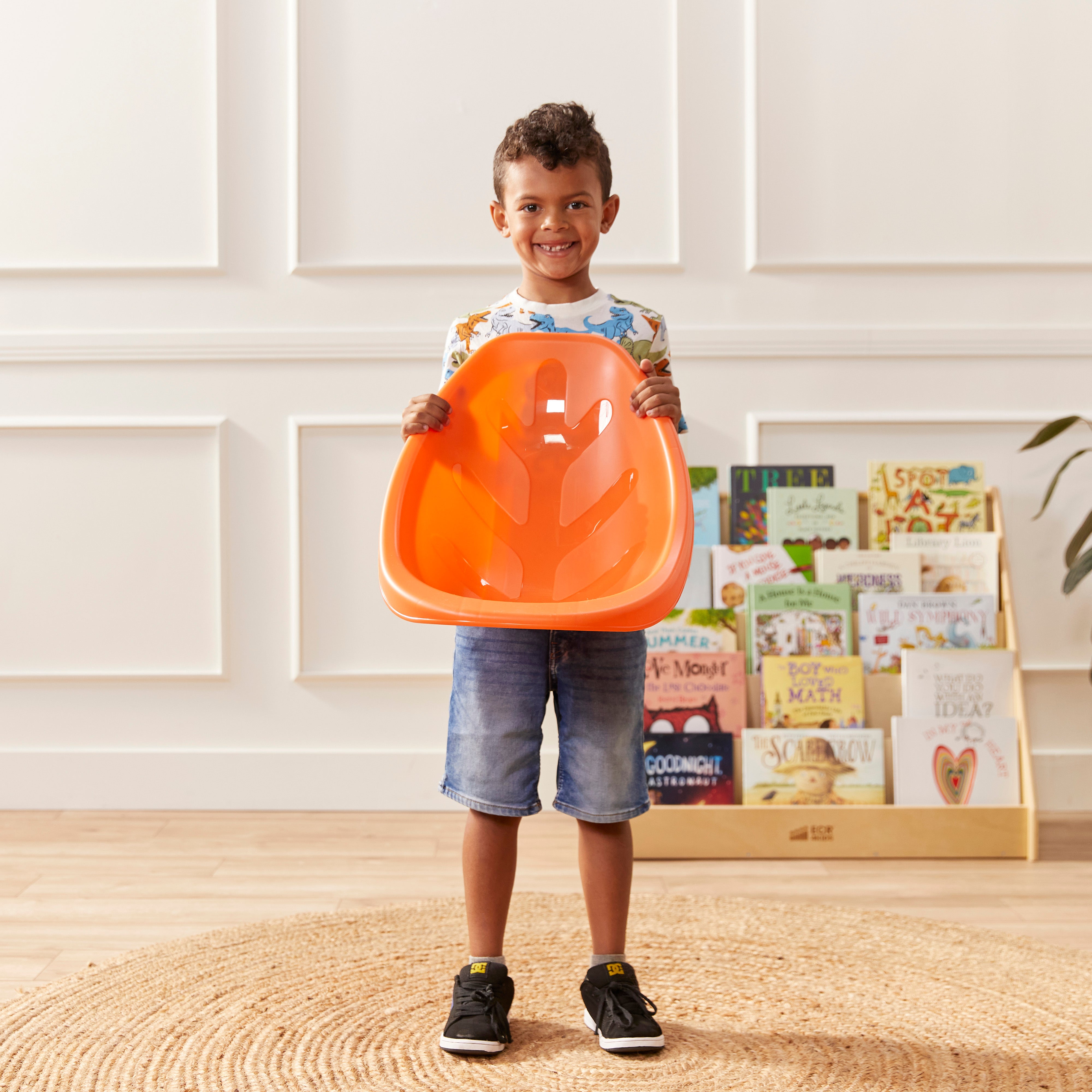 Mobile Leaf Seat Cart with 12 Leaf Floor Seats, Flexible Seating