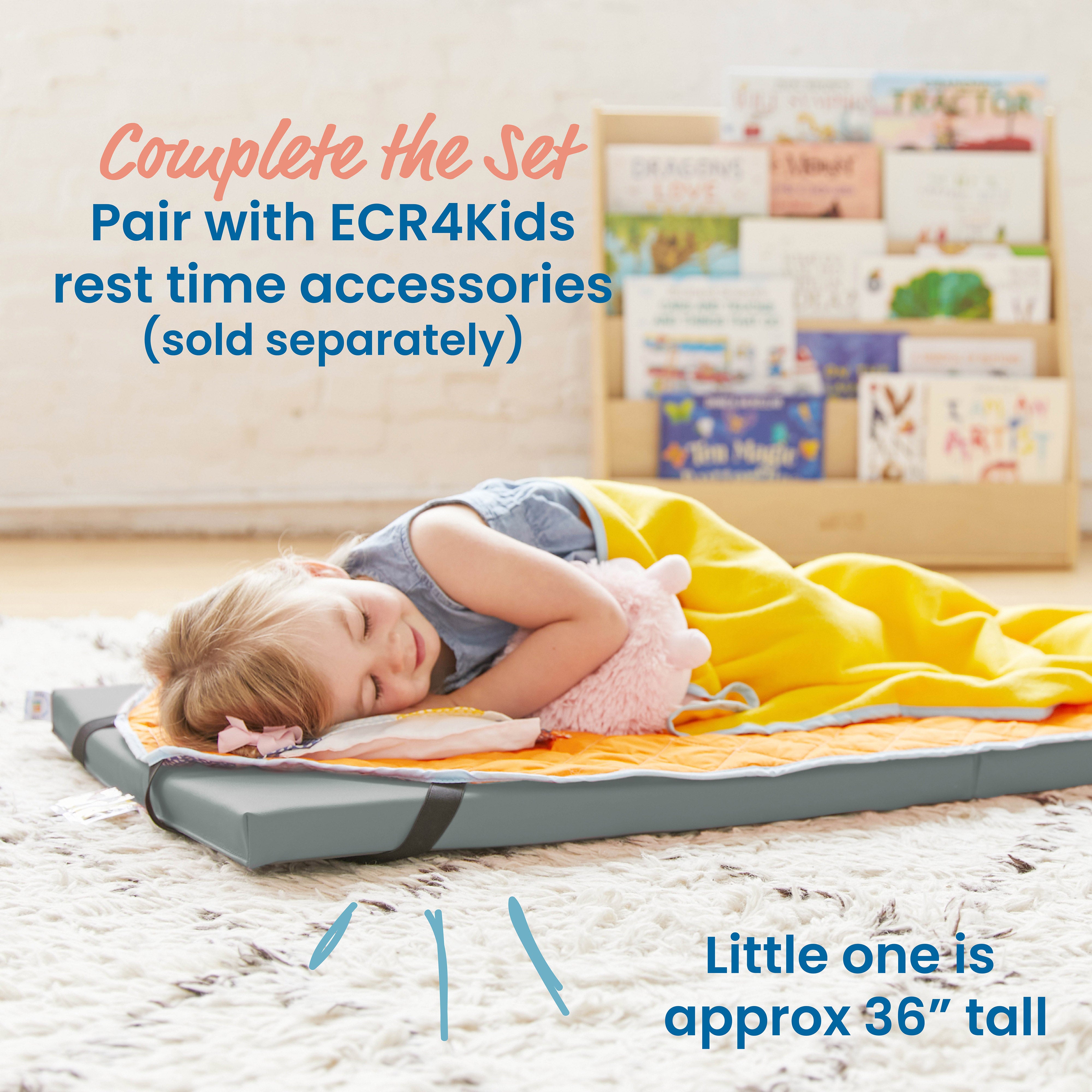 Rainbow Rest Mat with Name Tag, 5-Piece