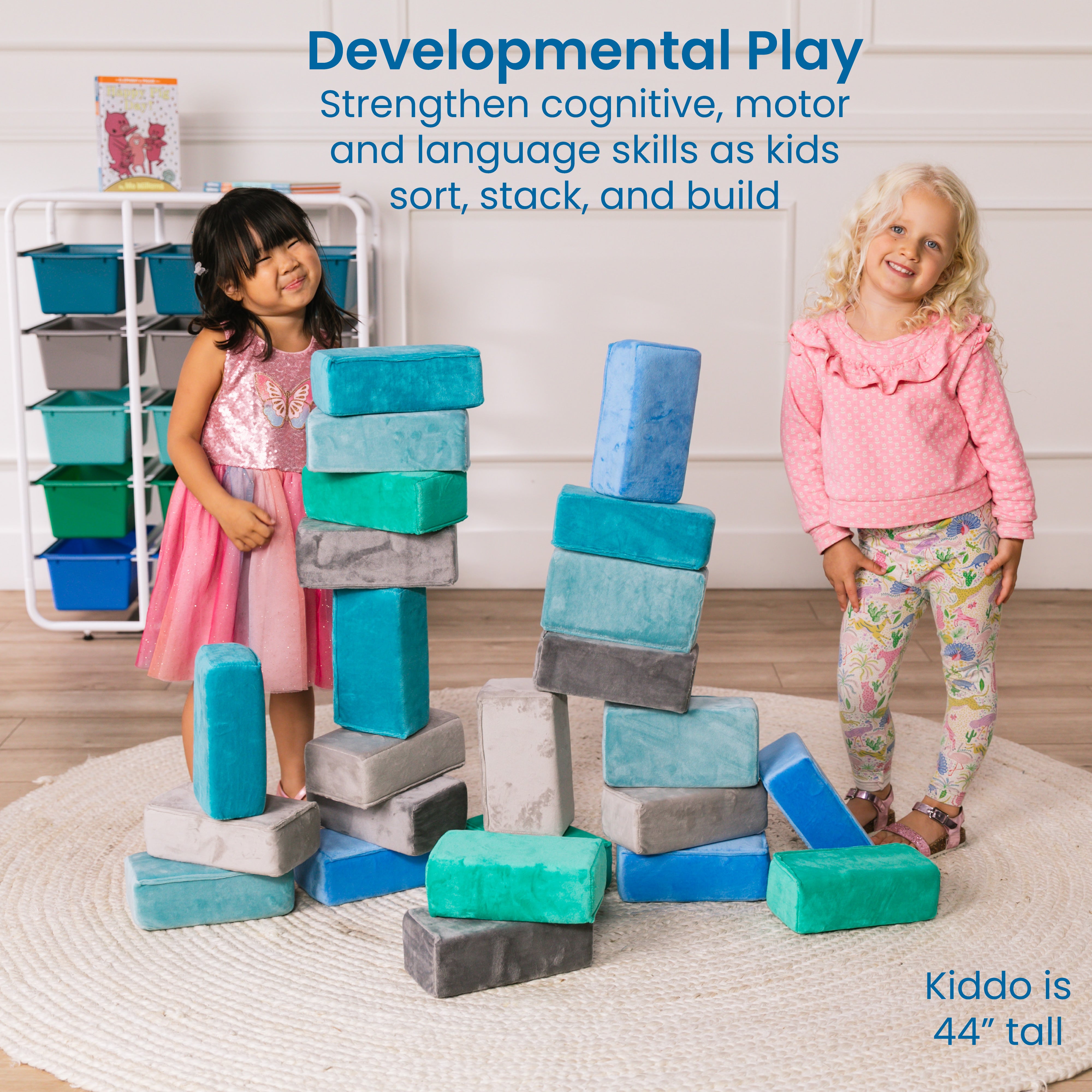 SoftZone Stack-A-Brick, 24-Piece