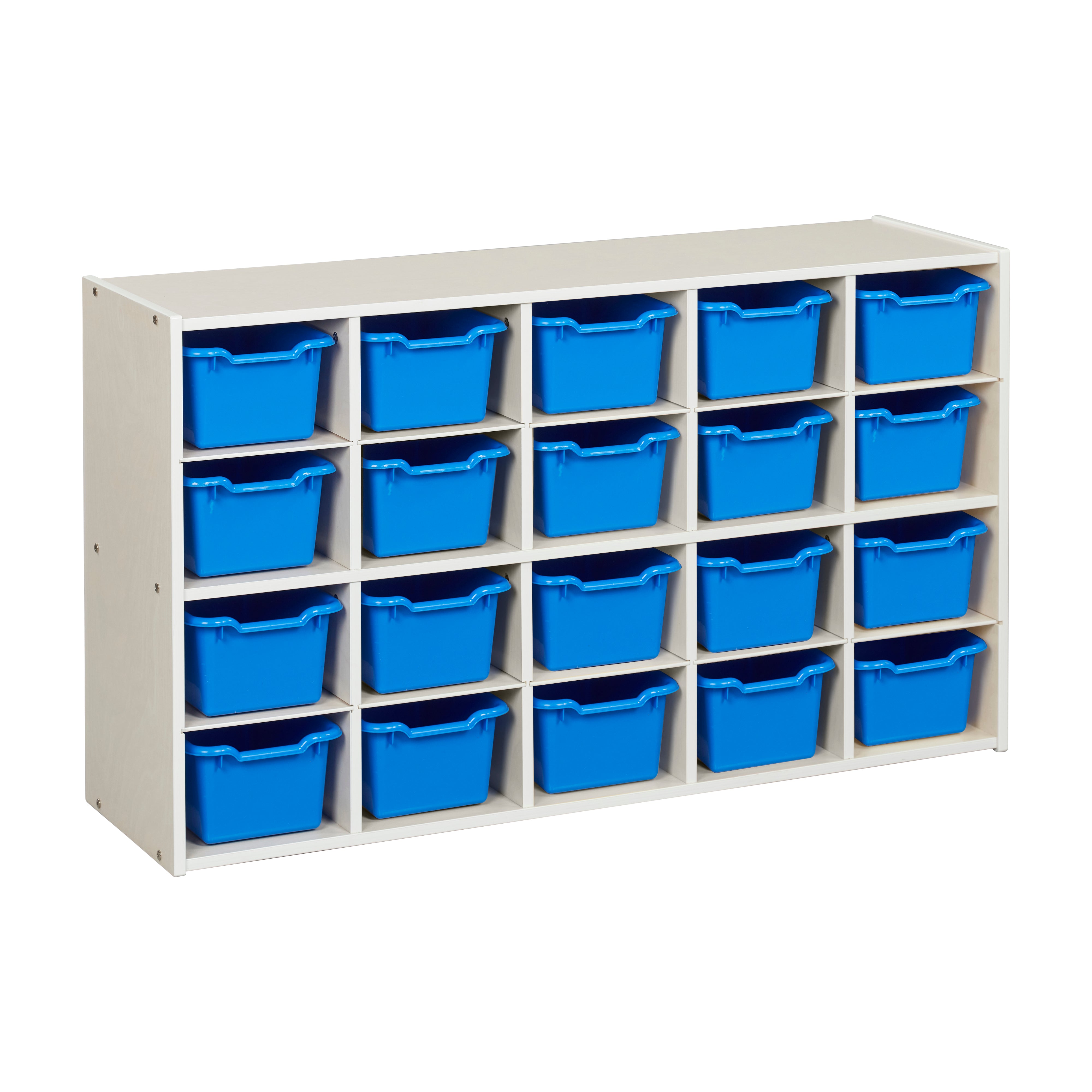 Streamline 20 Cubby Tray Cabinet with 20 Scoop Front Bins, 4x5