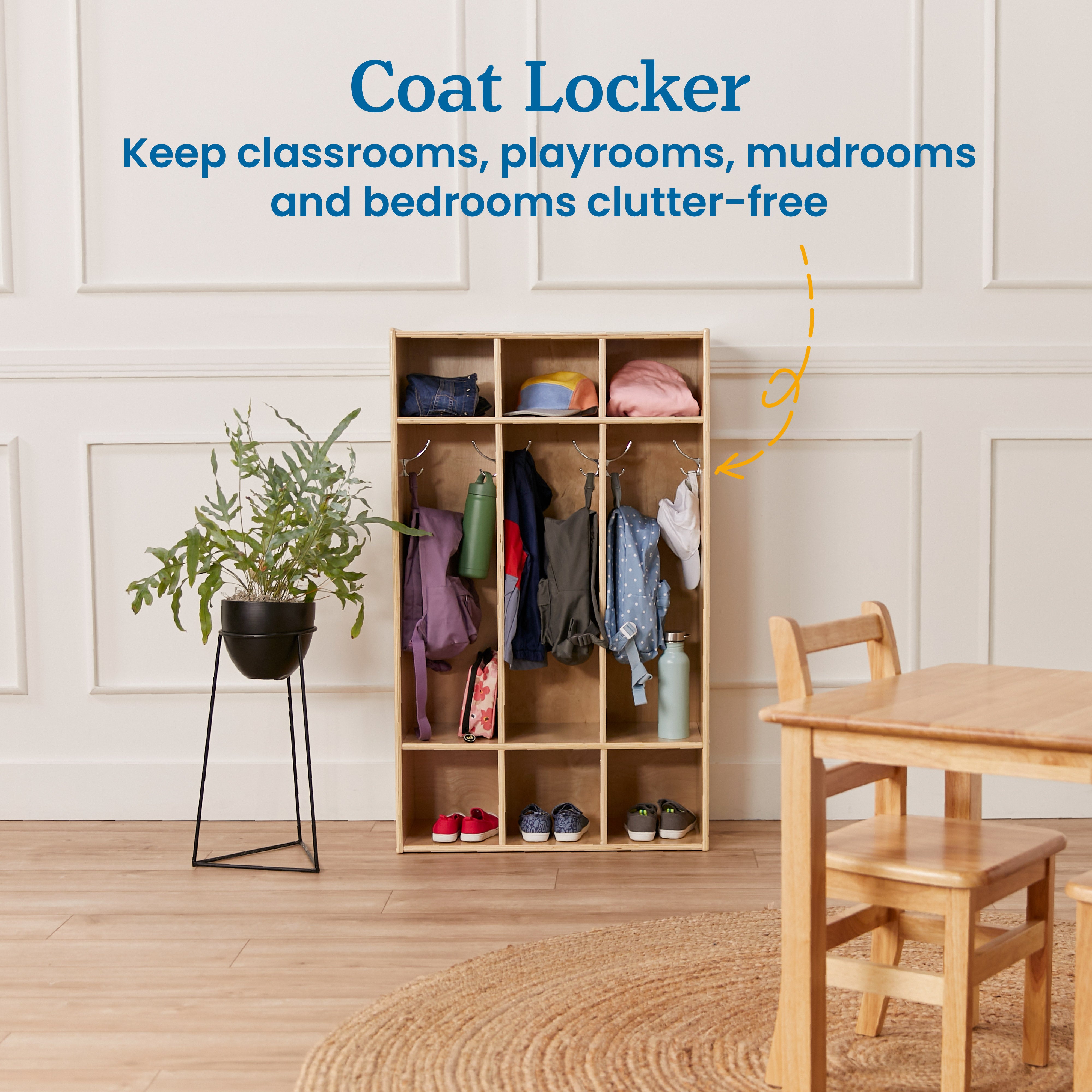 Streamline 3-Section Coat Locker