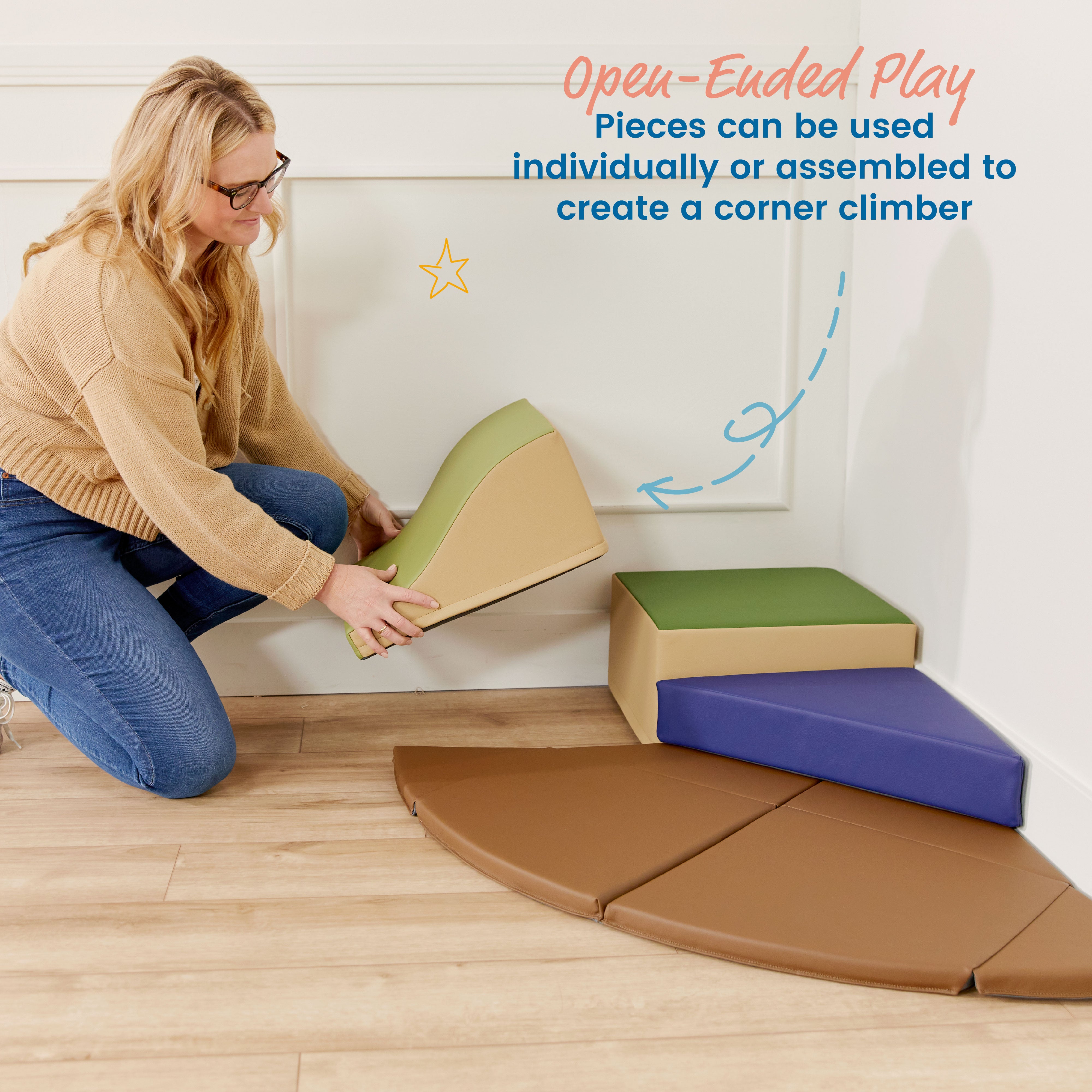 Junior Adventurer's Summit with Slides, 17-Piece