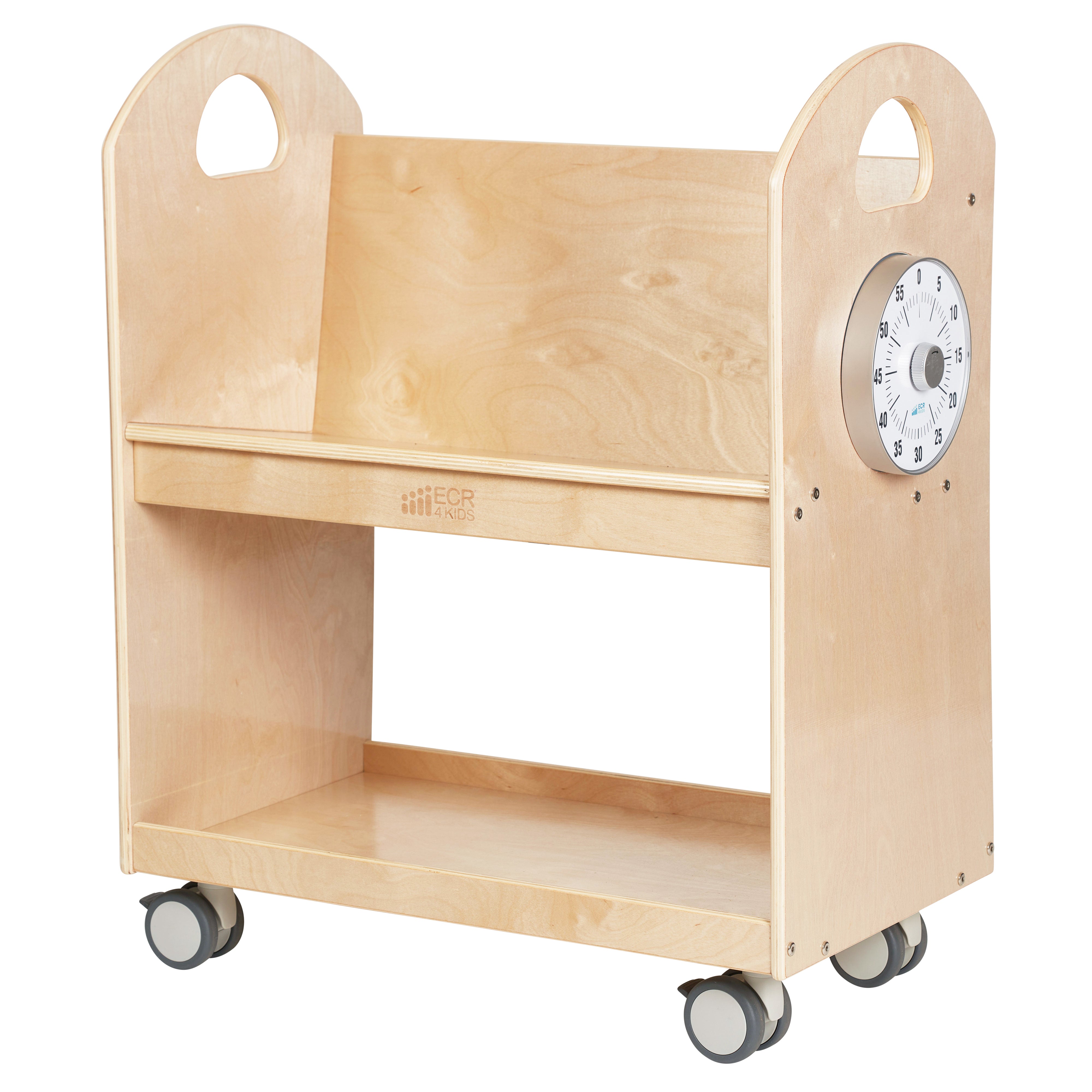 Mobile Book Cart with Countdown Timer