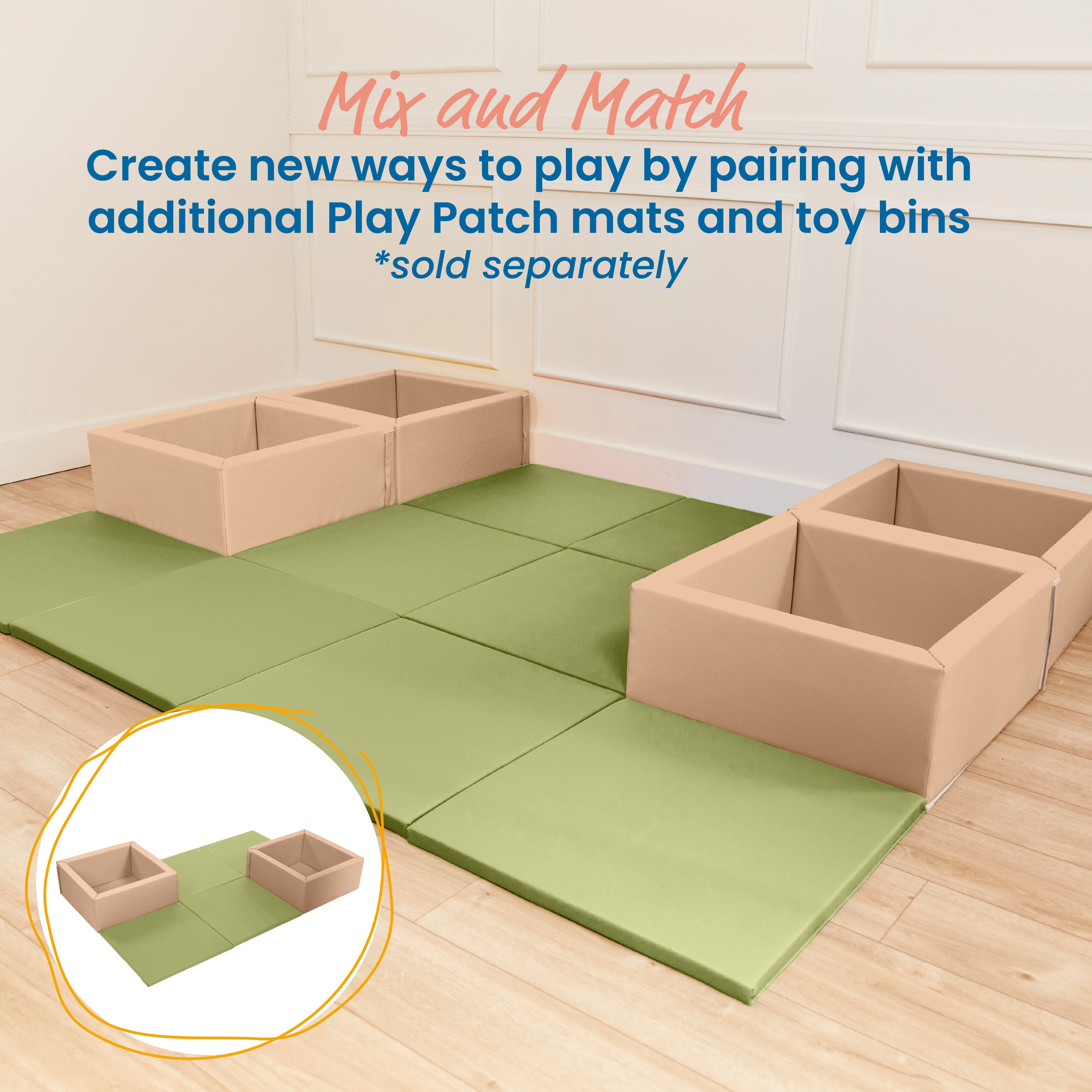 Play Patch Activity Mat Squares, 4-Pack