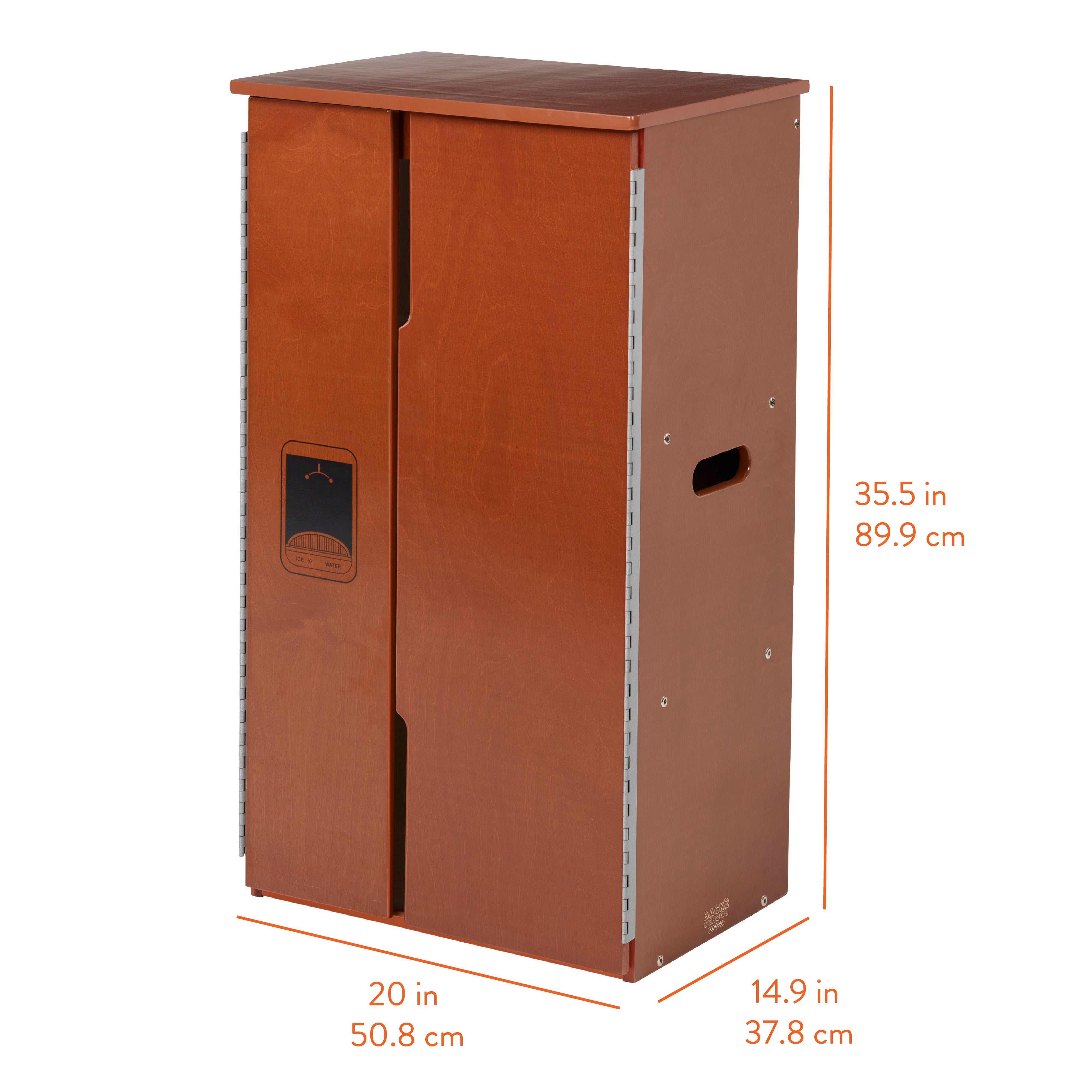 Chef's Station Kids Pretend Play Kitchen Fridge