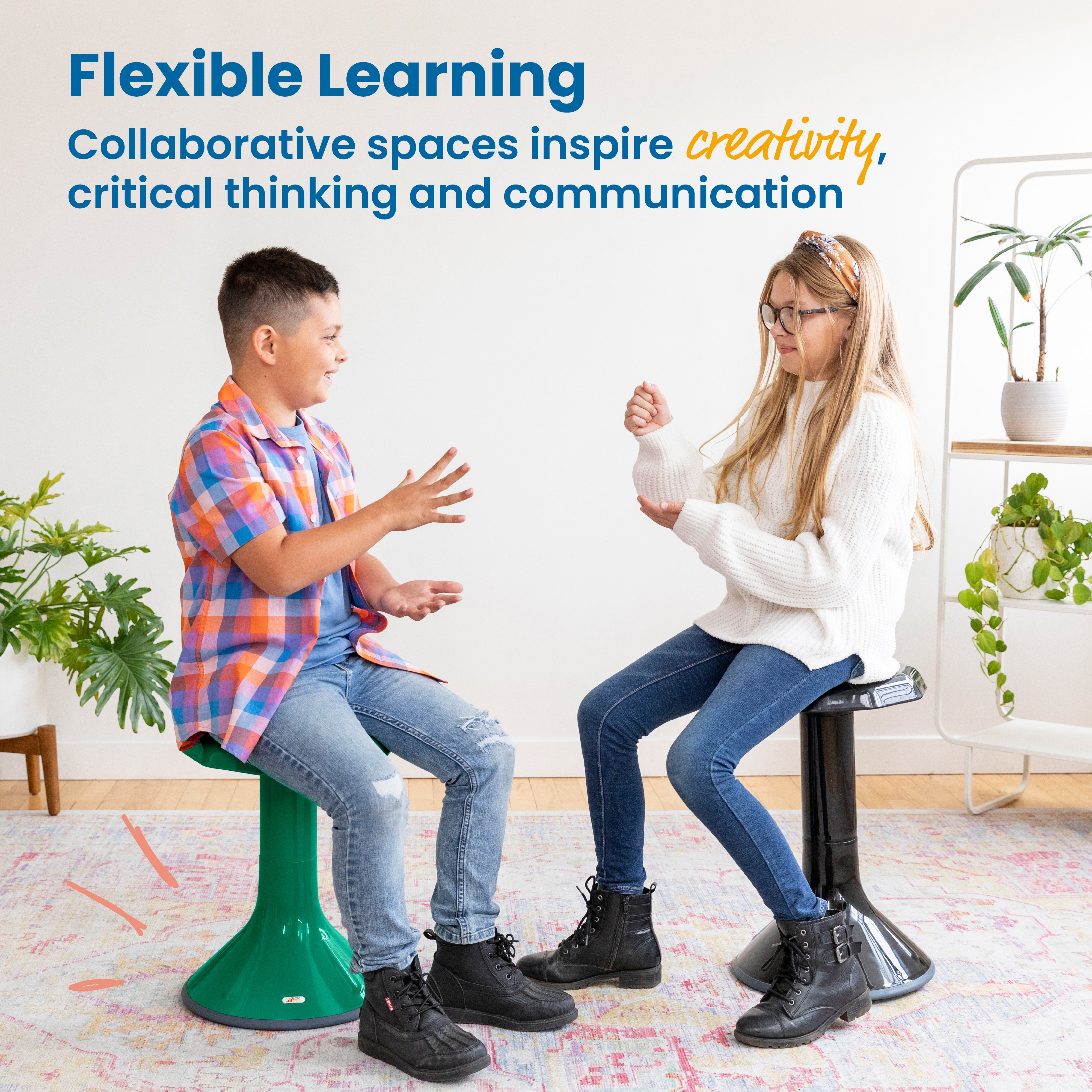 ACE Active Core Engagement Wobble Stool, 18-Inch Seat Height