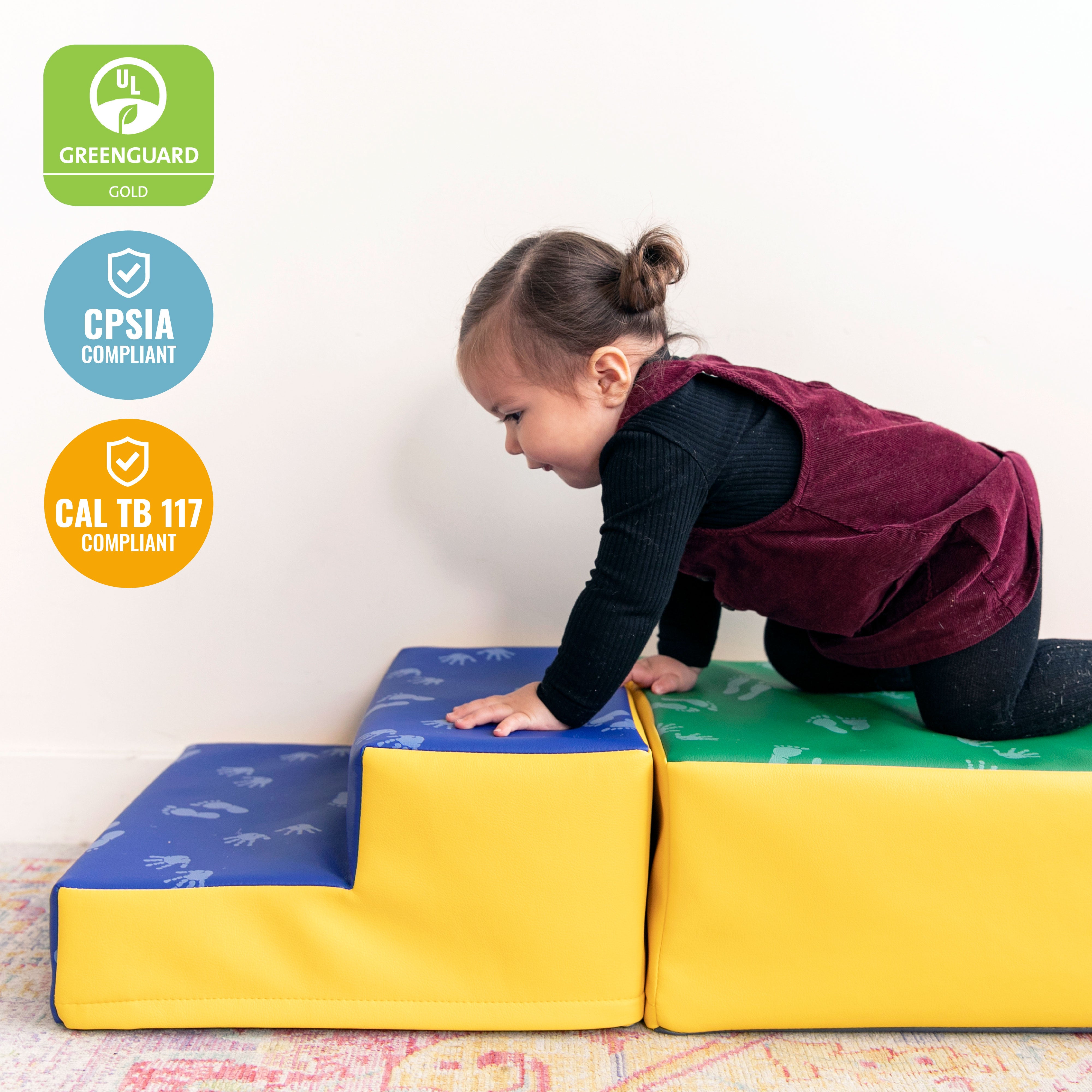 Junior Little Me Crawl and Slide Wall Climber, 3-Piece