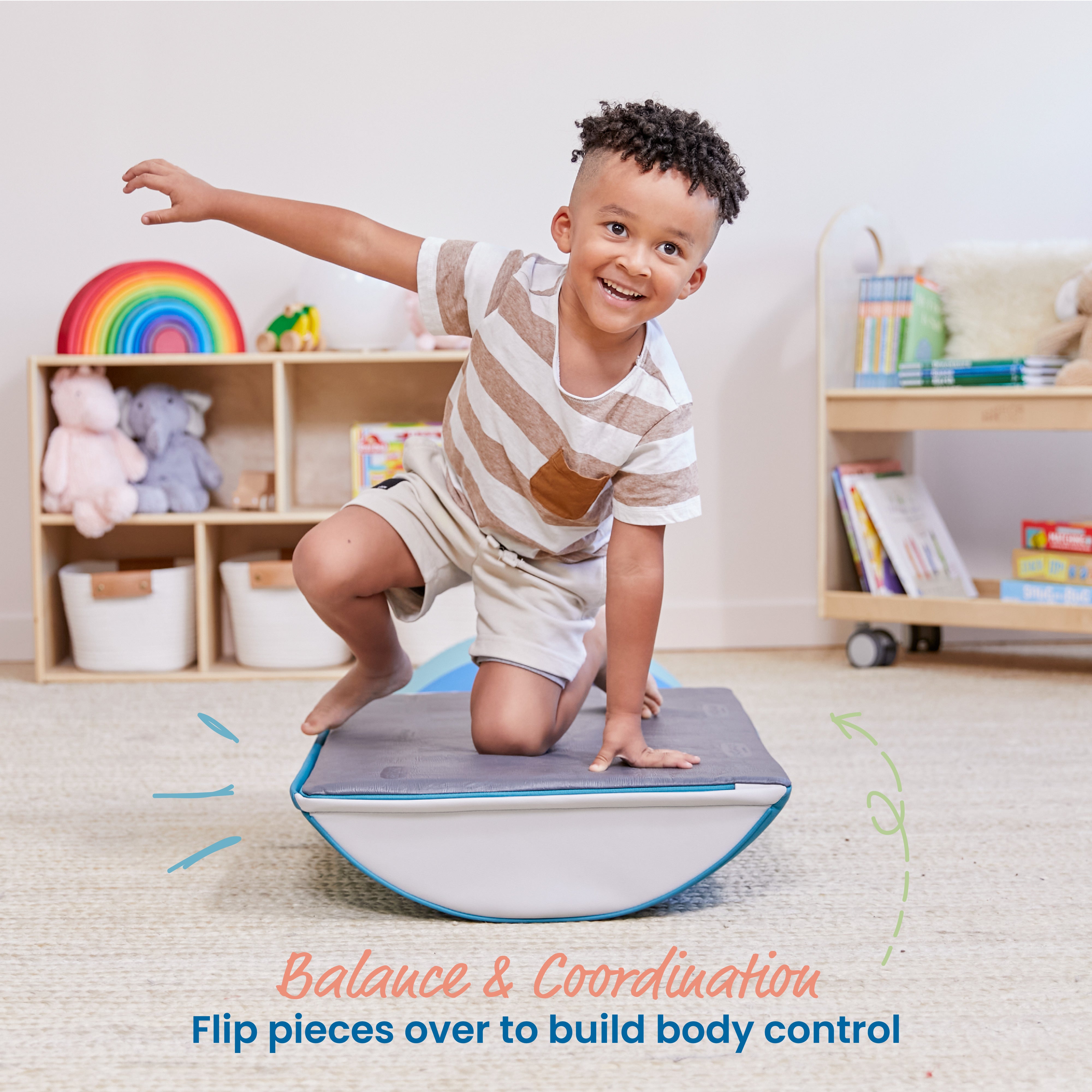 Colorful Log Climber Set, 3-Piece