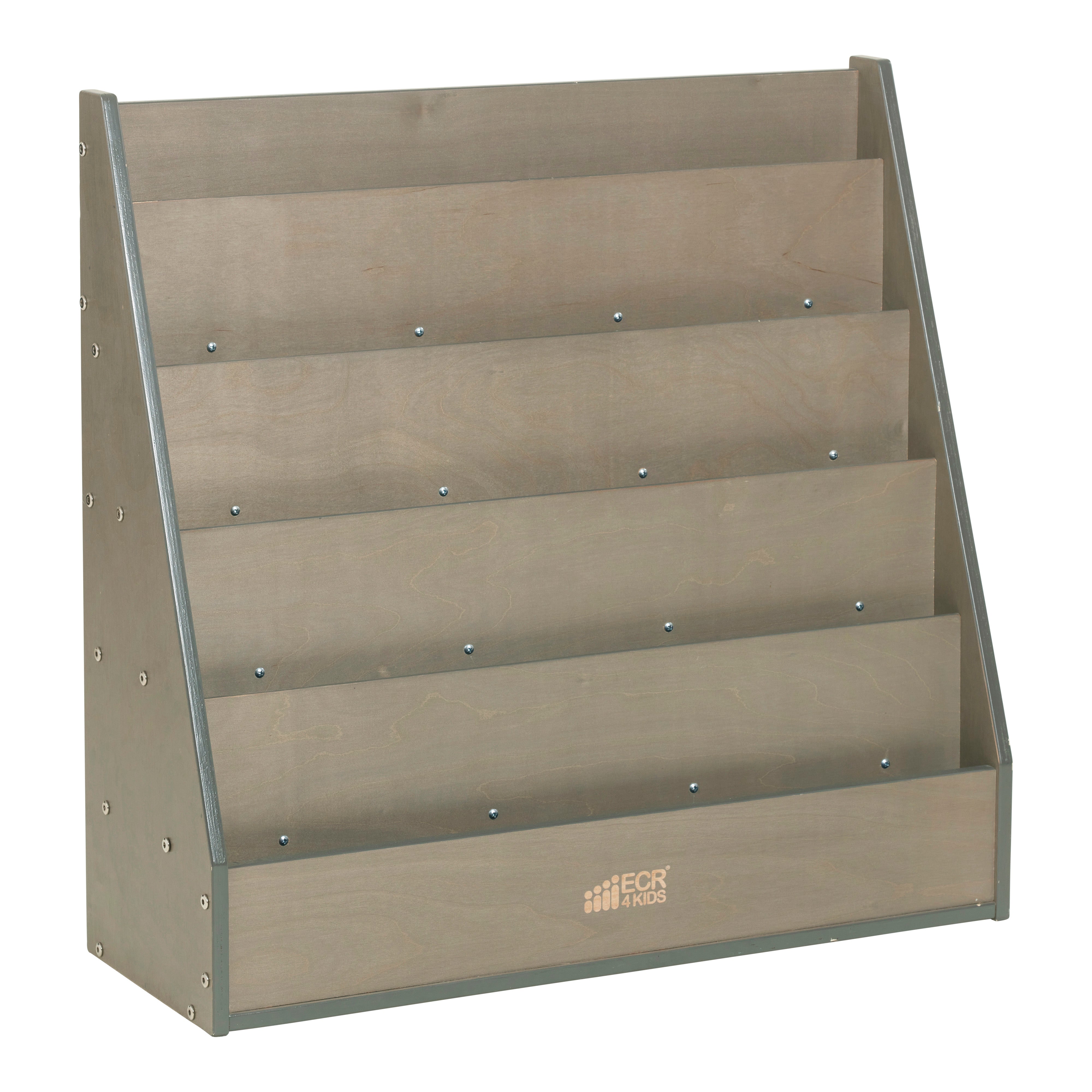 Streamline Single-Sided Book Display with Storage