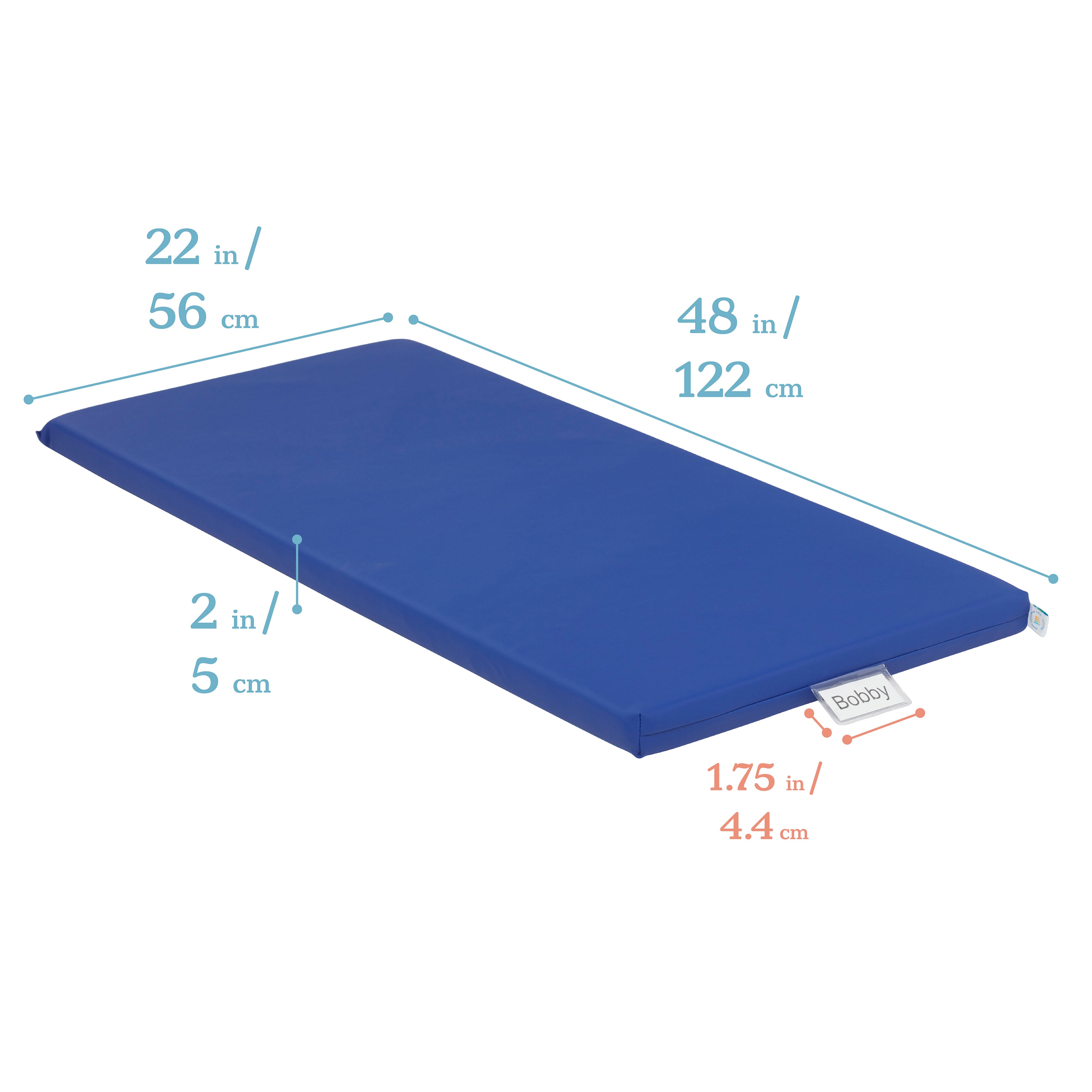 Rainbow Rest Mat, 2in, 5-Piece