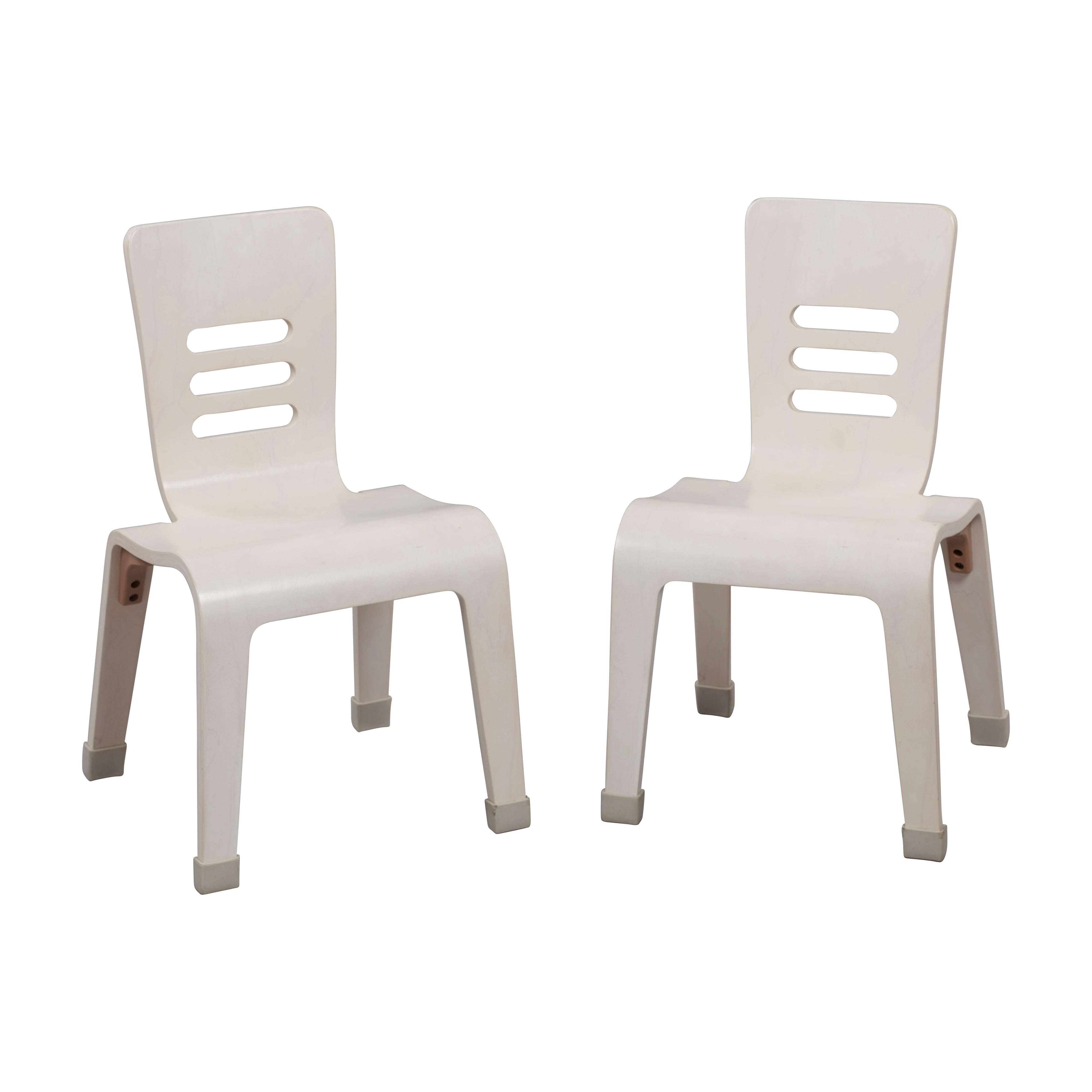 Bentwood Chair, 14in Seat Height, Stackable Seats, 2-Pack