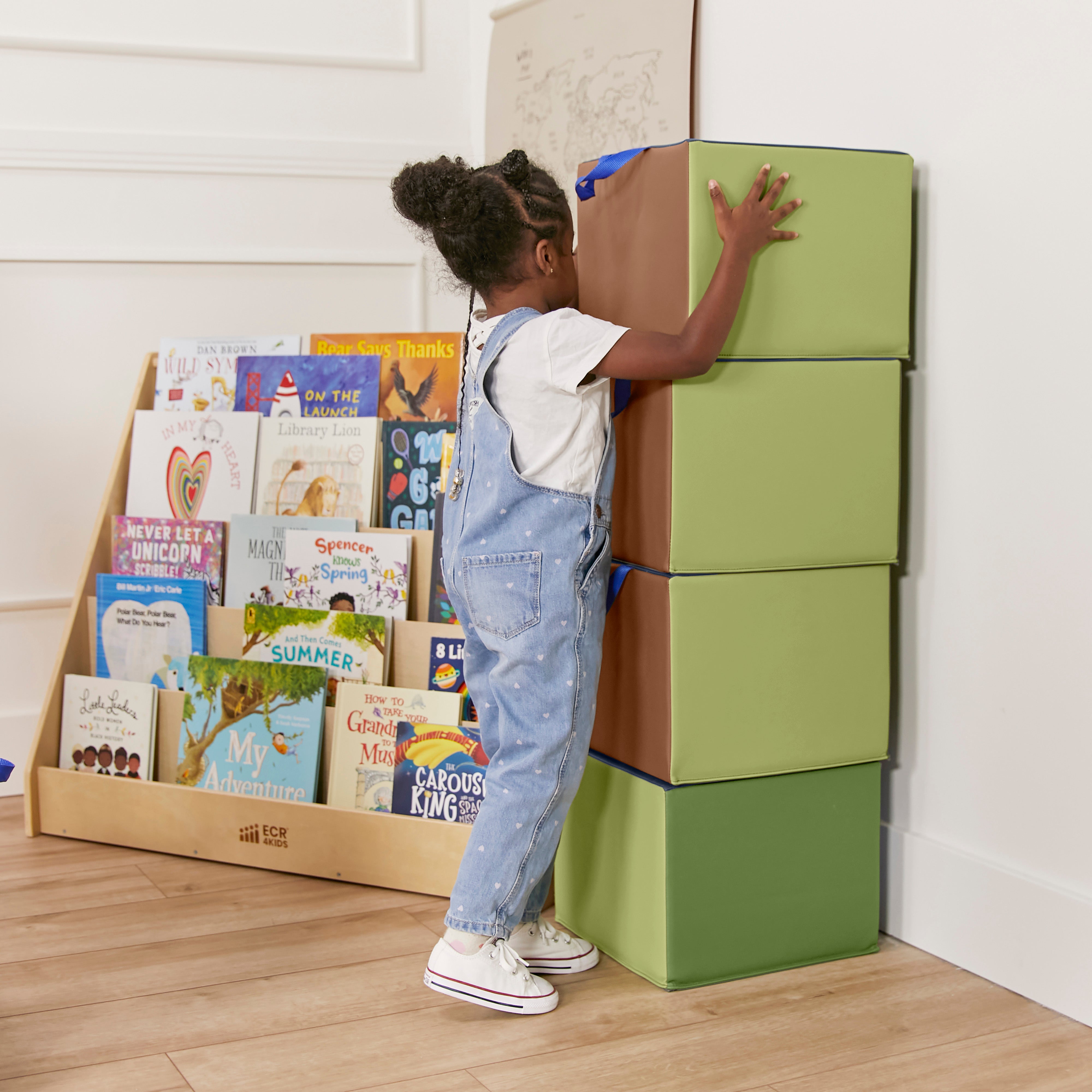 Children's Cozy Cube Seat with Handle, 4-Piece