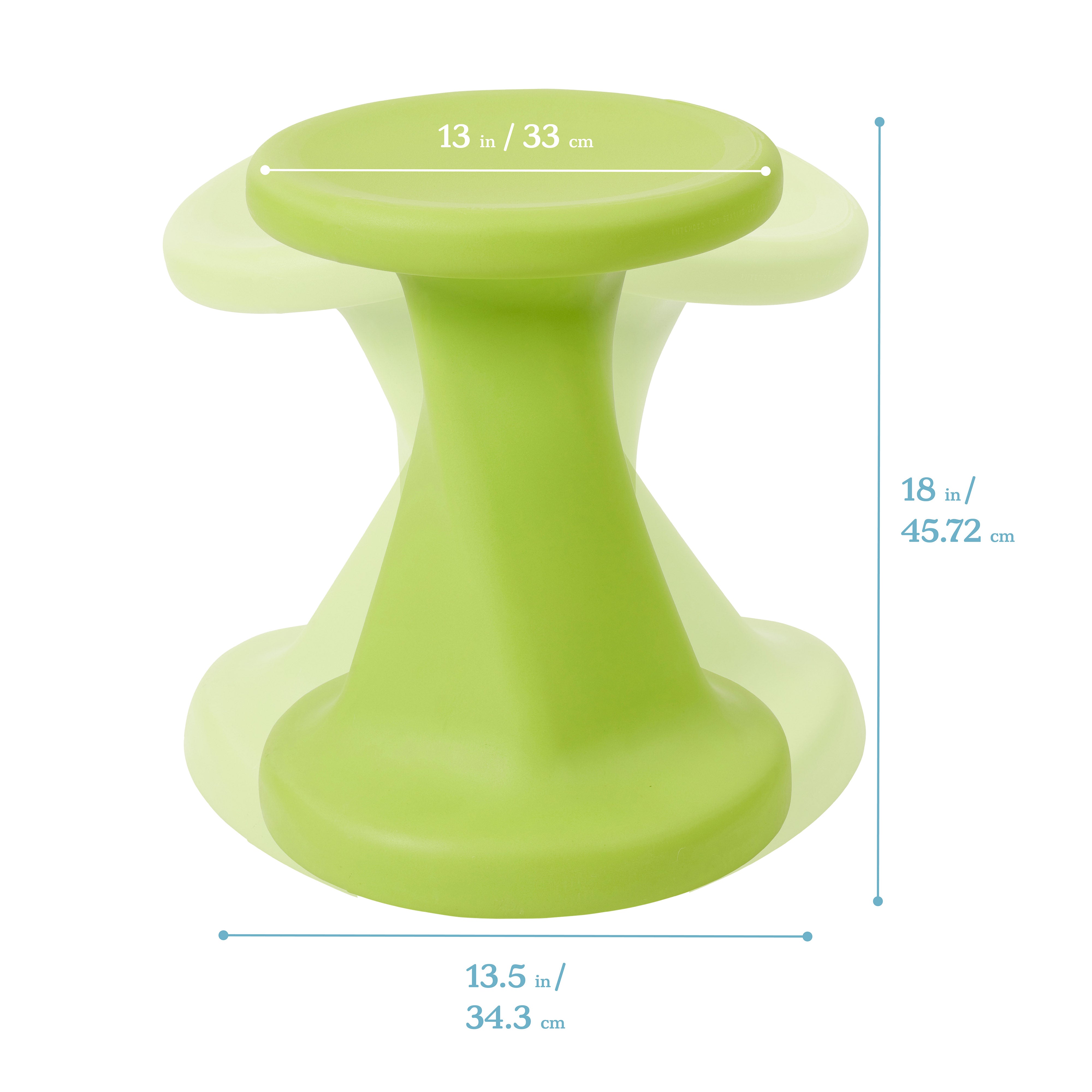 Twist Wobble Stool, 18in Seat Height